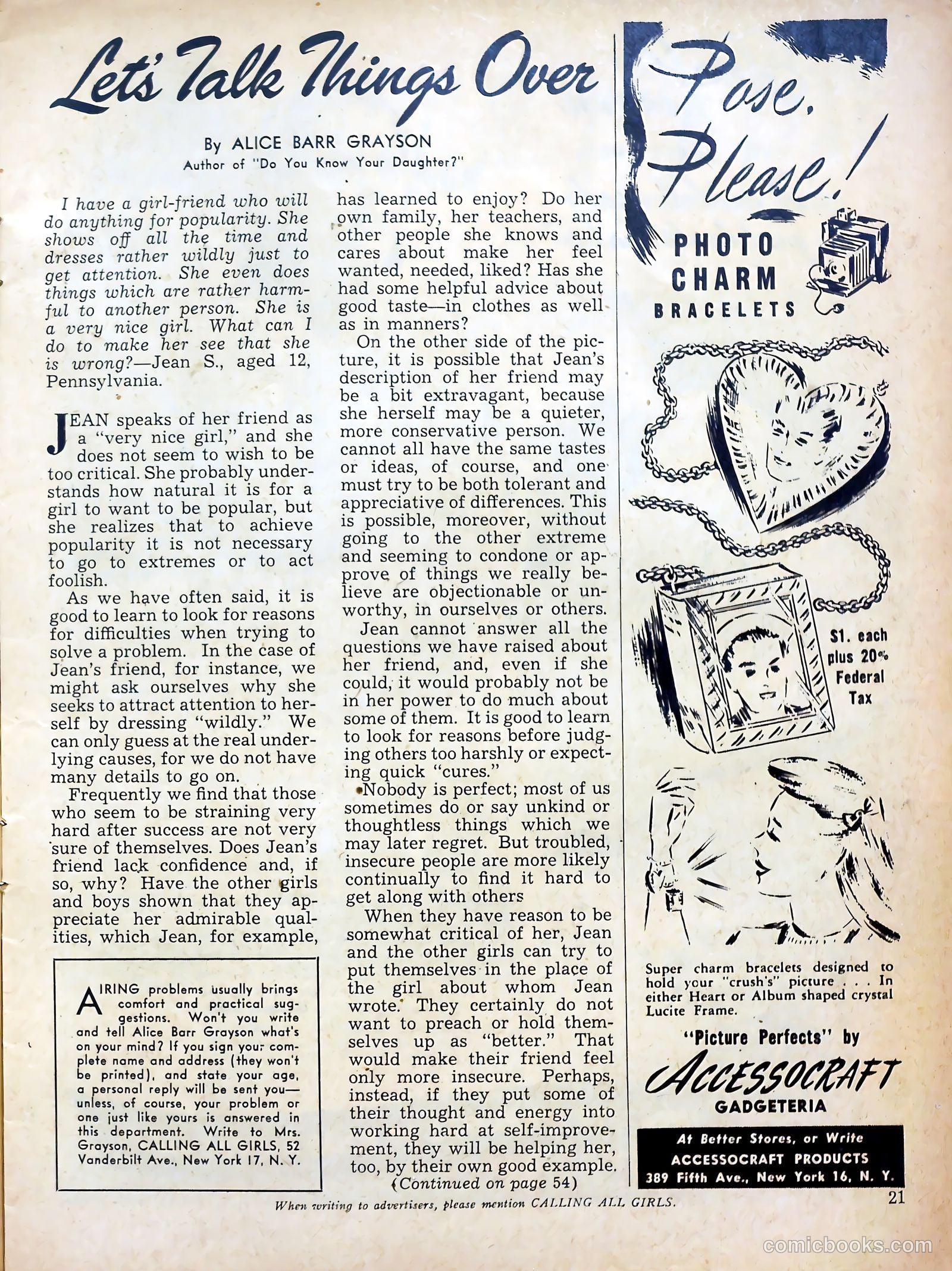 Calling All Girls #35 — page 21 of 68
