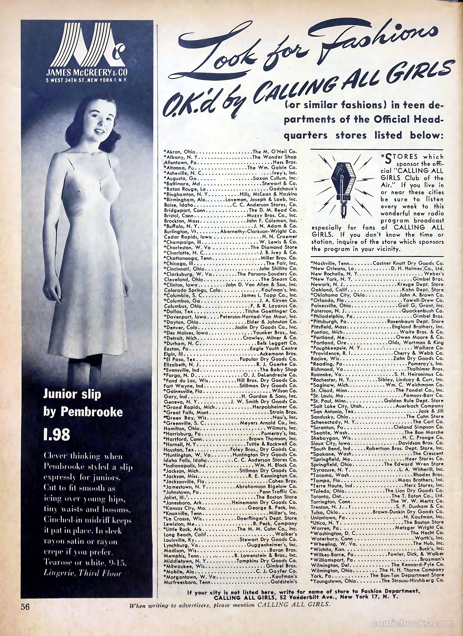 Calling All Girls #35 — page 56 of 68