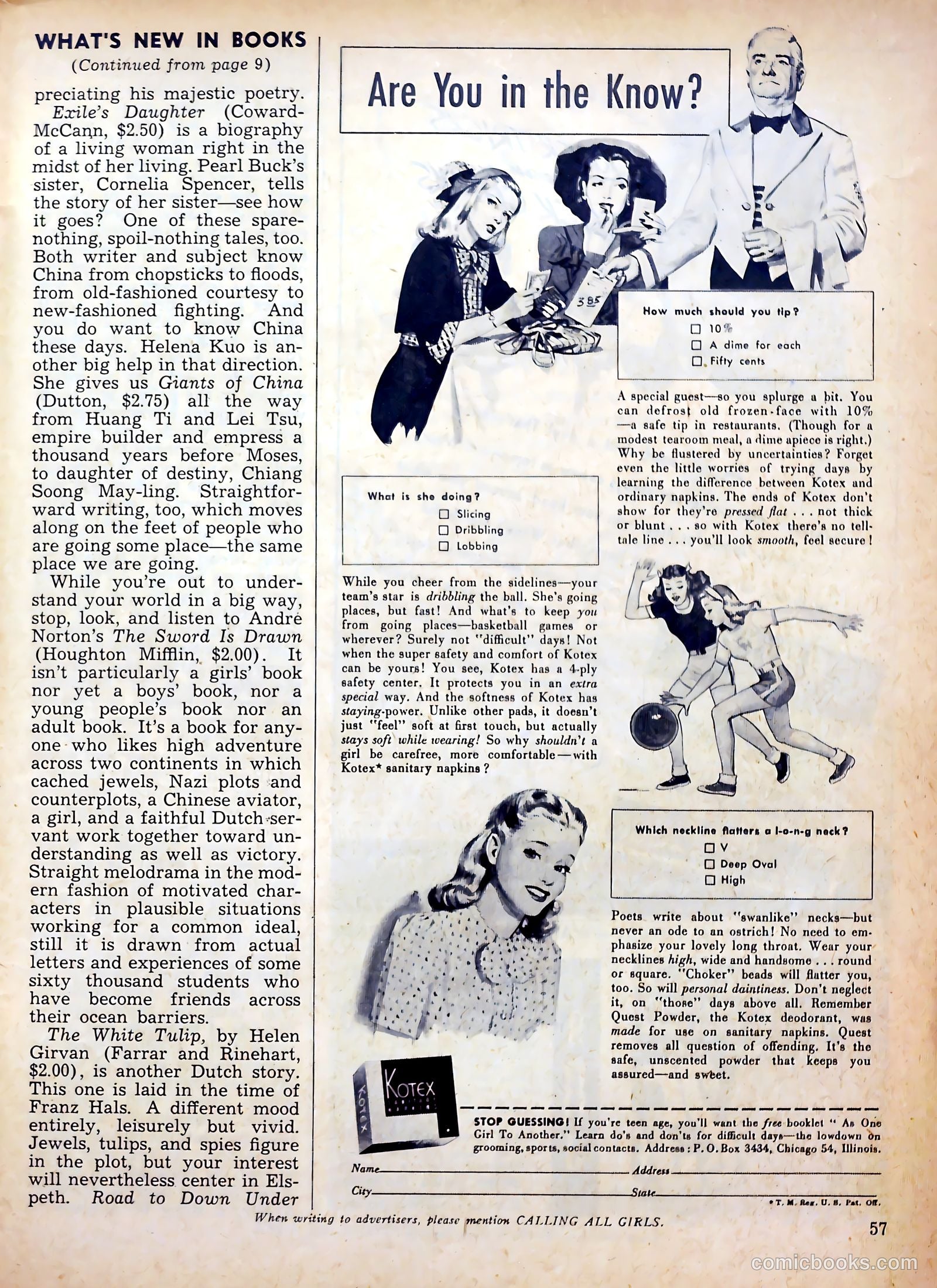 Calling All Girls #35 — page 57 of 68