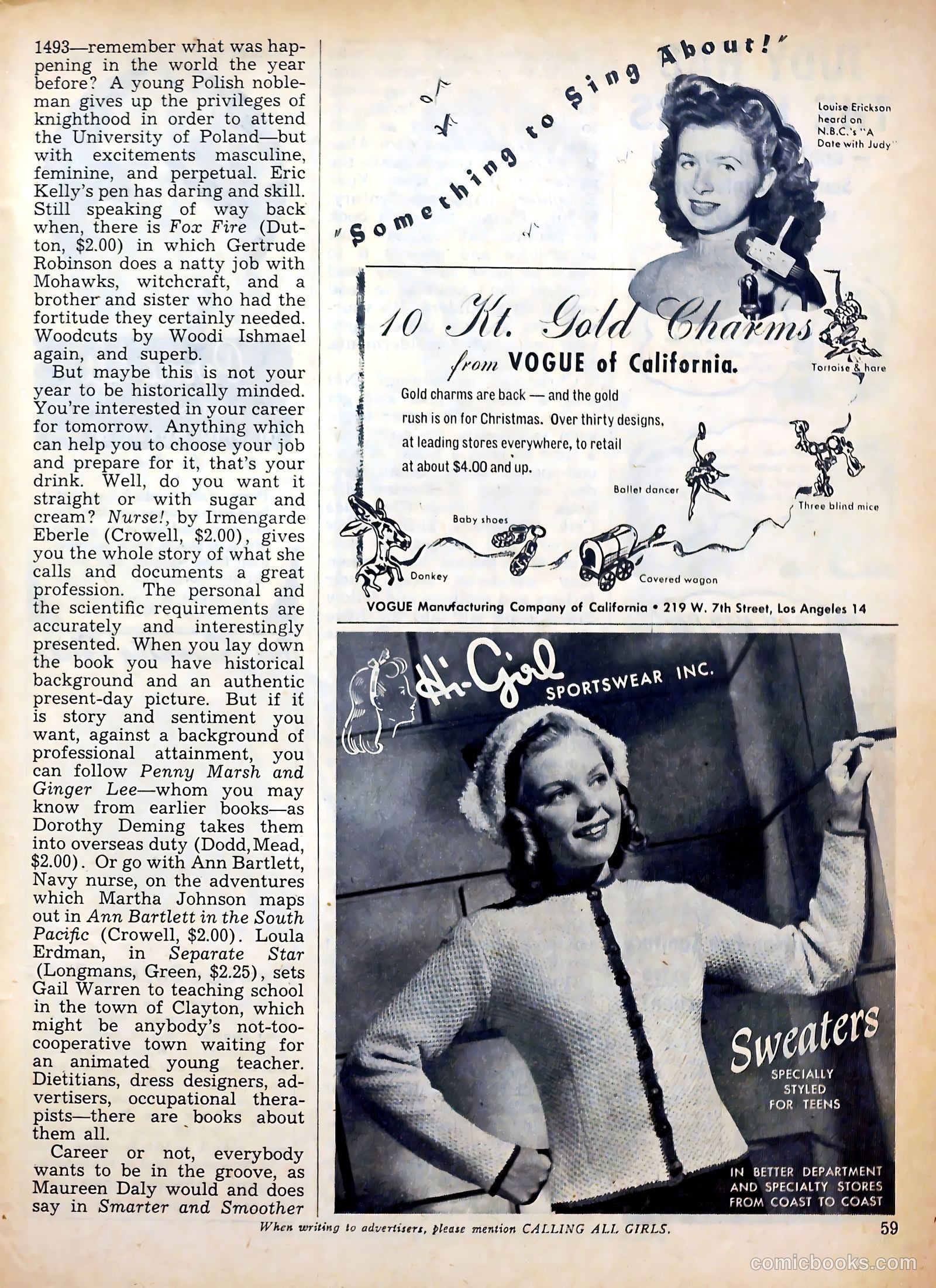 Calling All Girls #35 — page 59 of 68