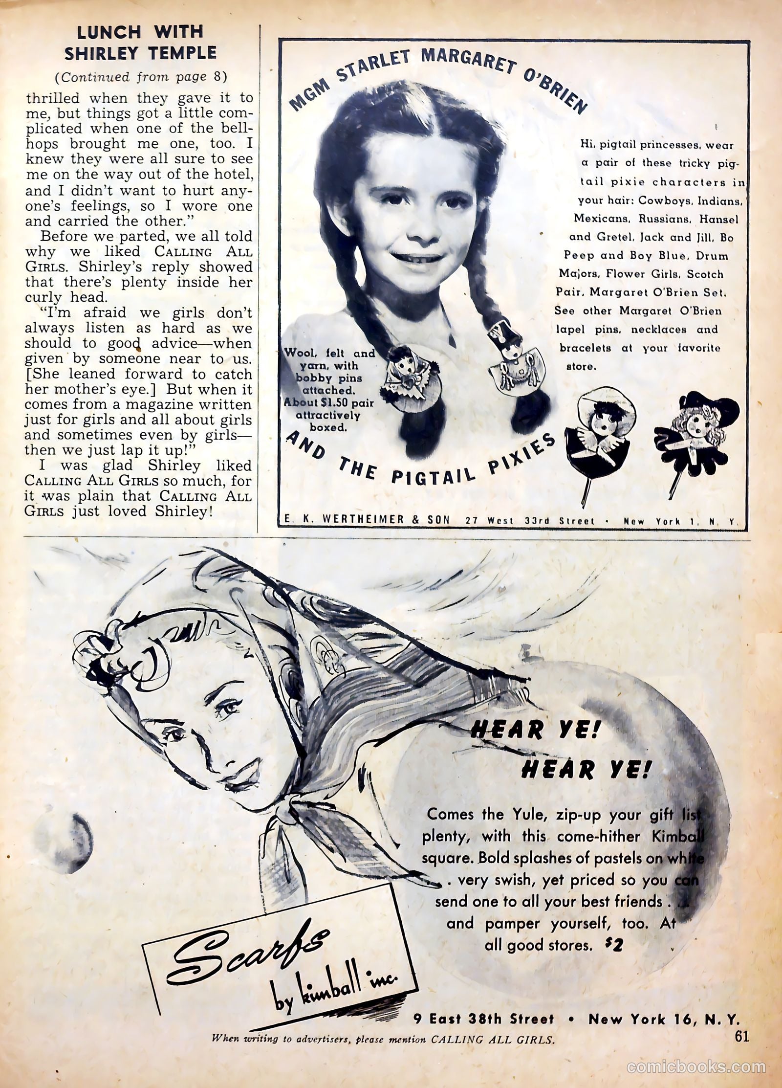Calling All Girls #35 — page 61 of 68