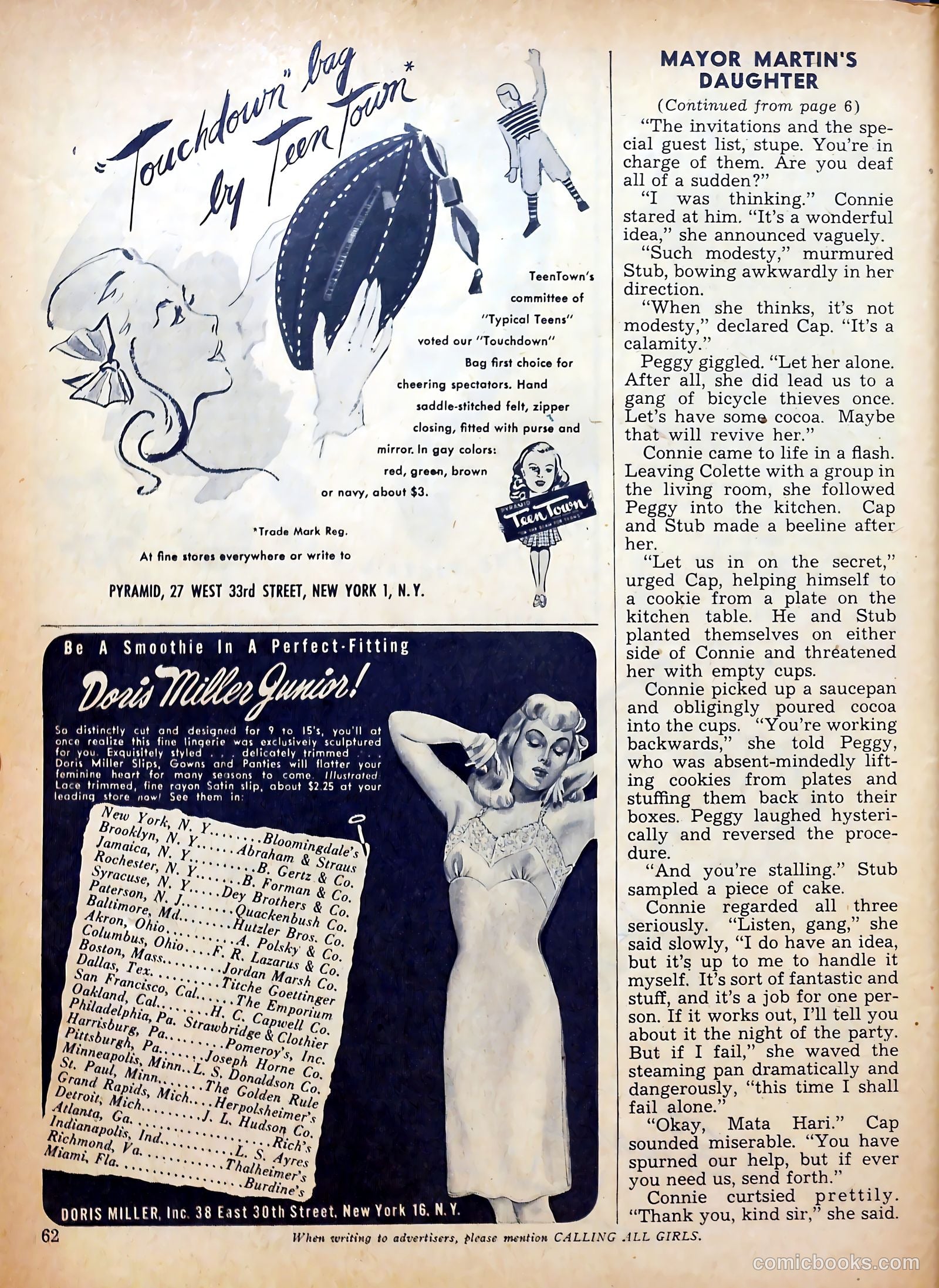Calling All Girls #35 — page 62 of 68