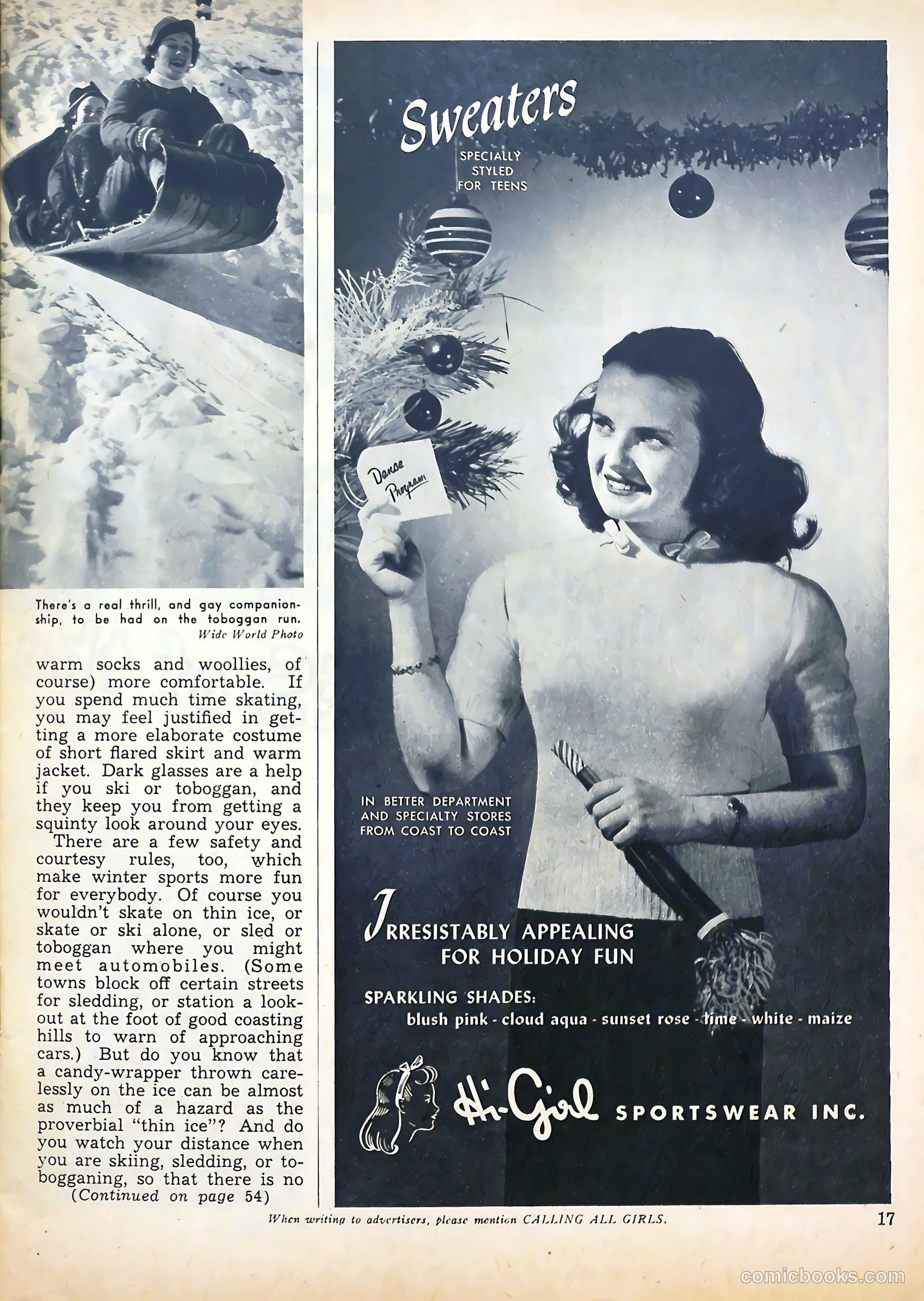 Calling All Girls #36 — page 17 of 68