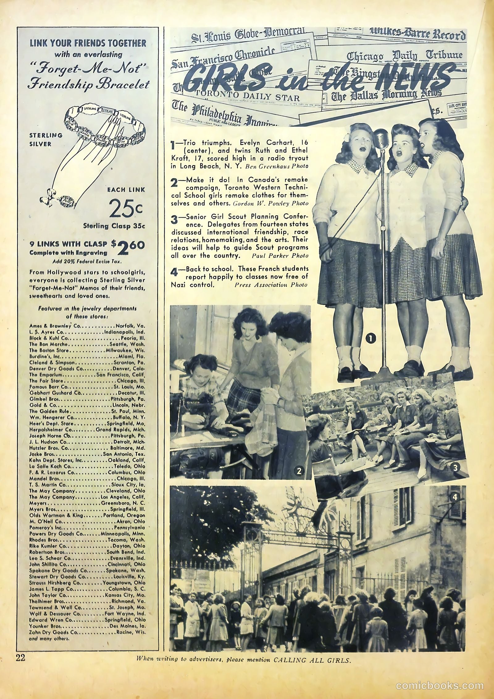 Calling All Girls #36 — page 22 of 68