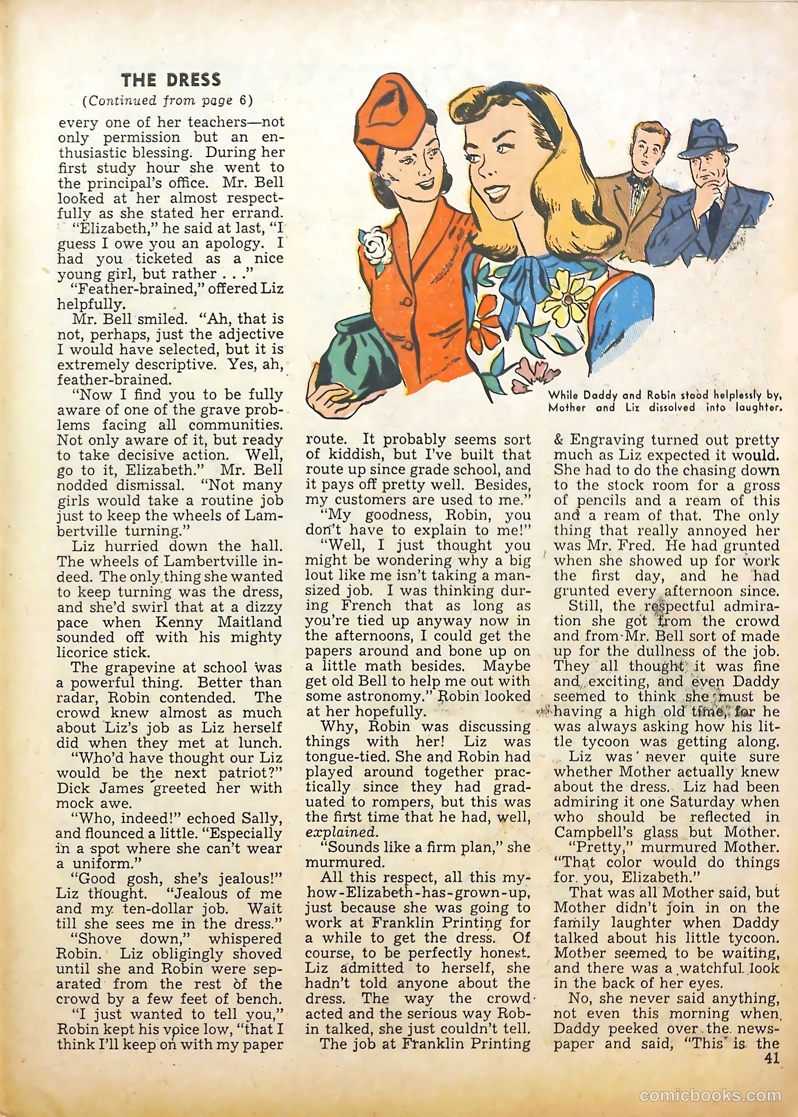 Calling All Girls #36 — page 41 of 68