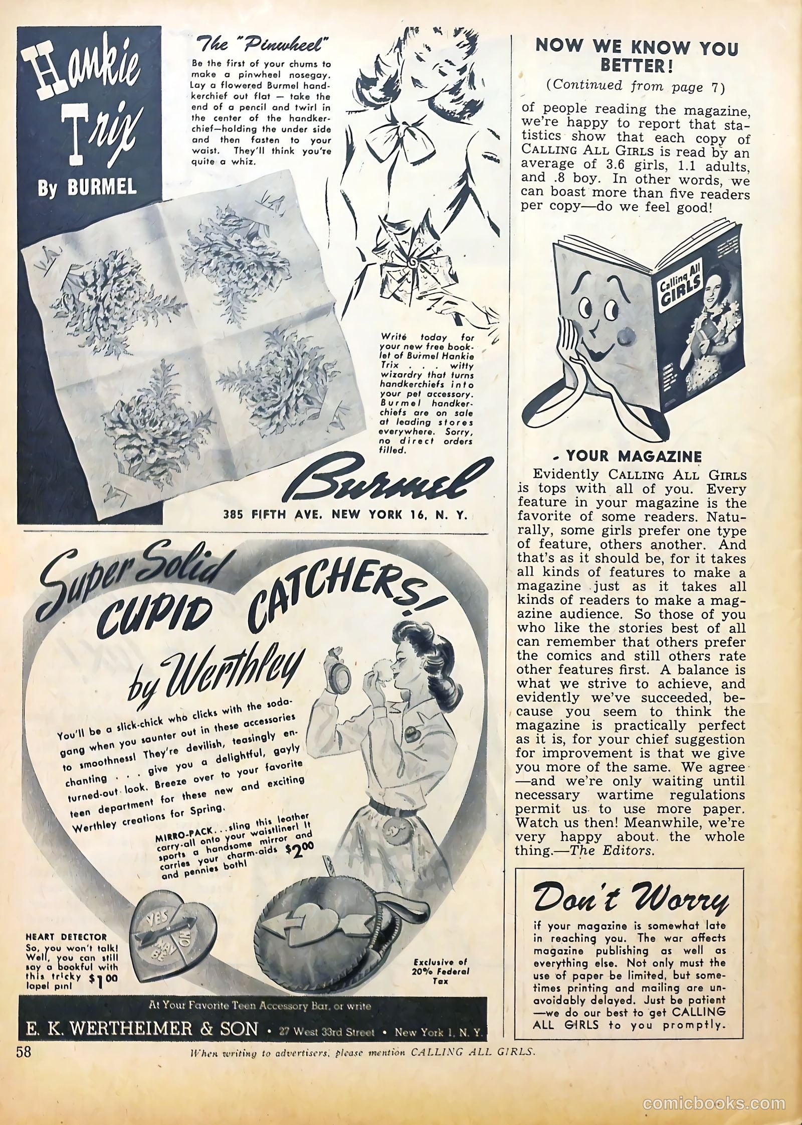 Calling All Girls #36 — page 58 of 68