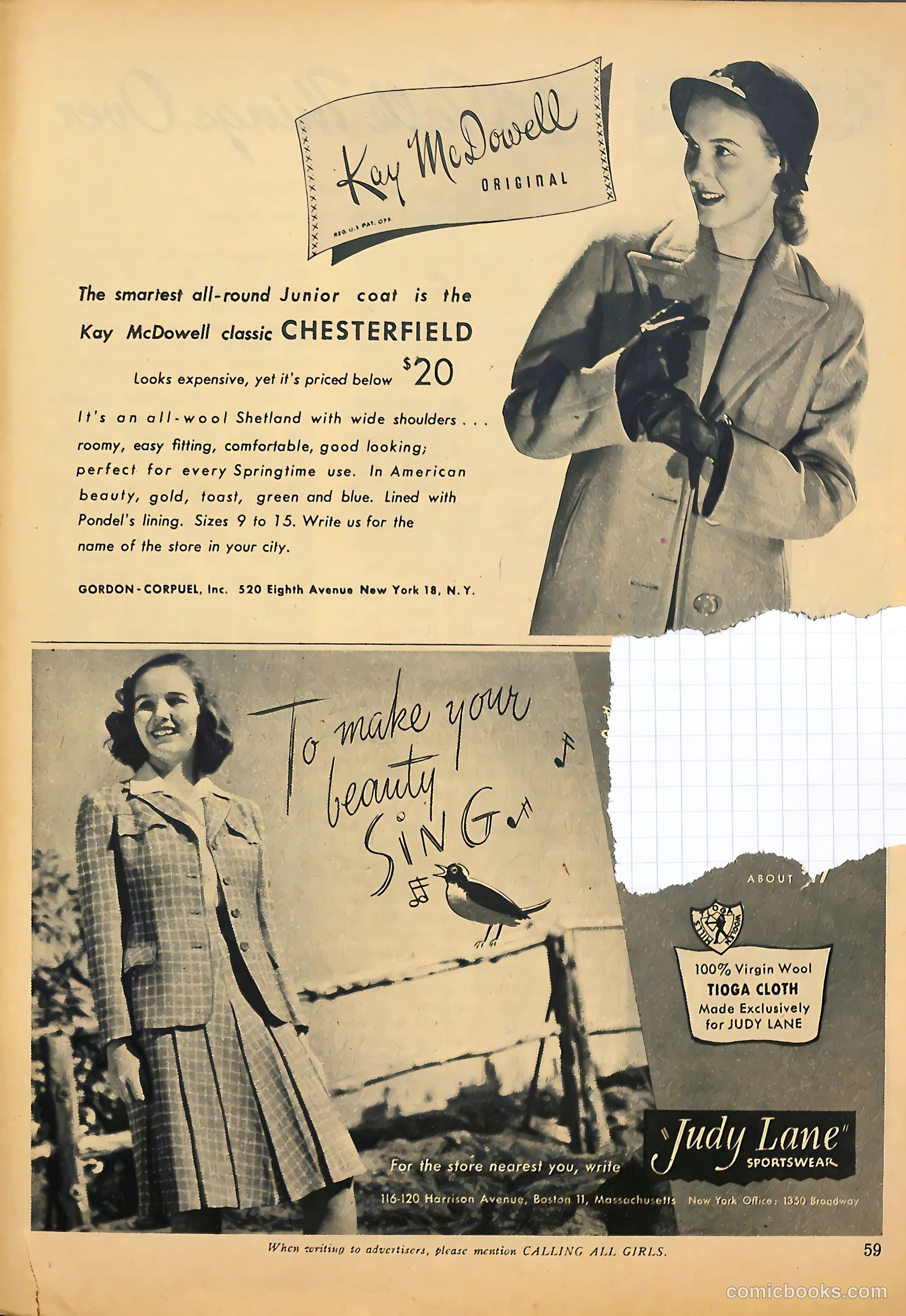 Calling All Girls #36 — page 59 of 68
