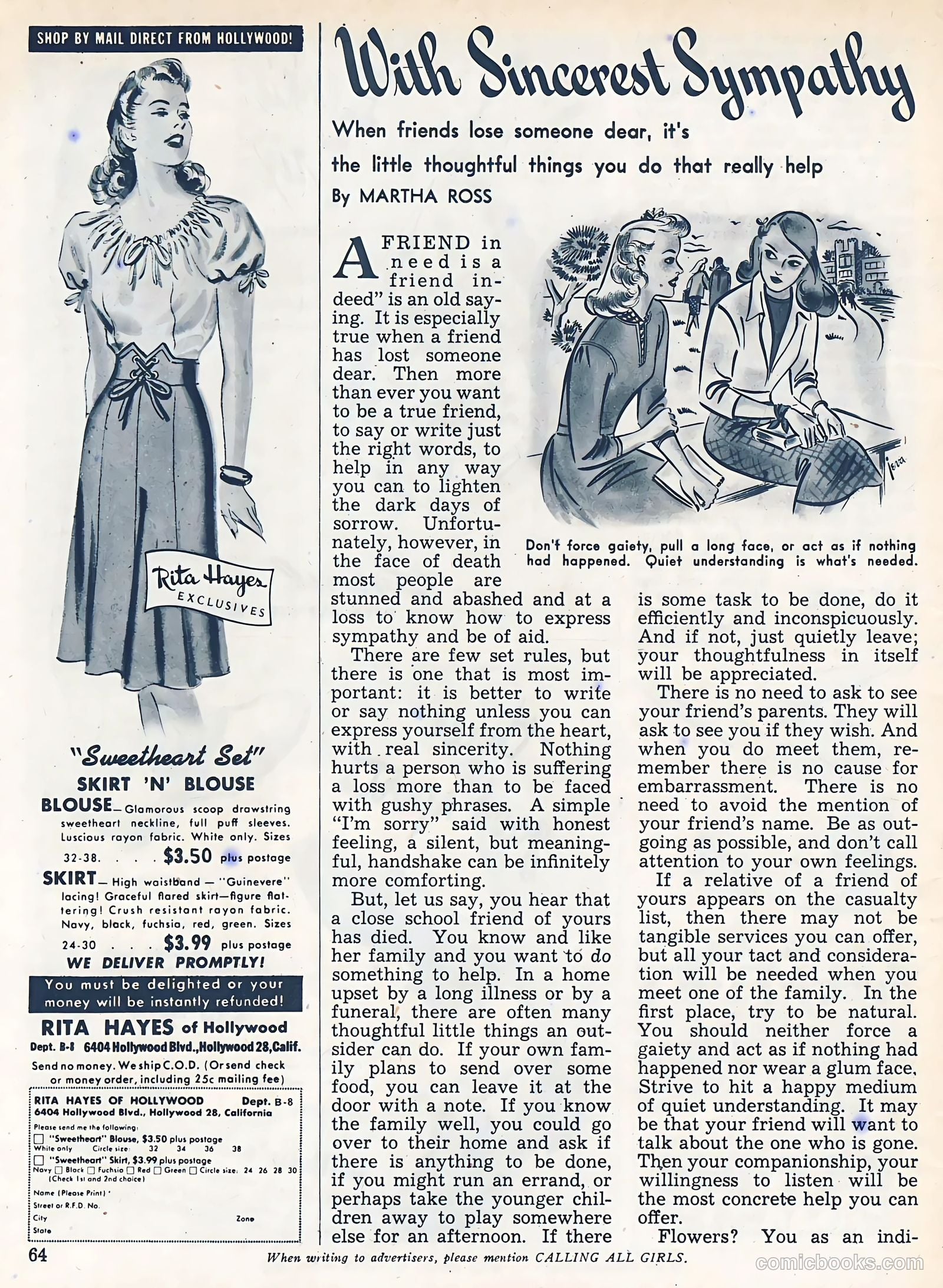 Calling All Girls #37 — page 64 of 74