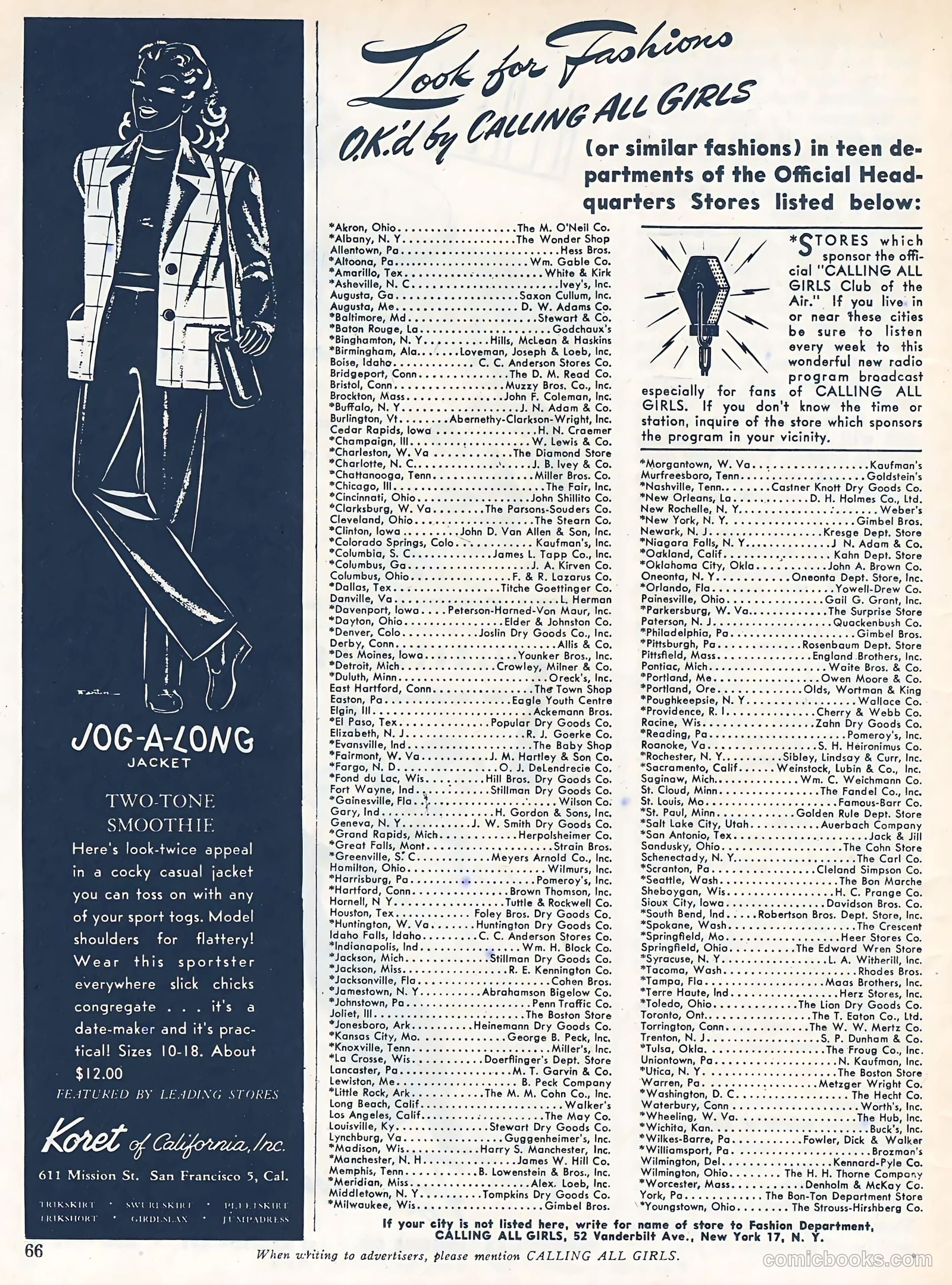 Calling All Girls #37 — page 66 of 74