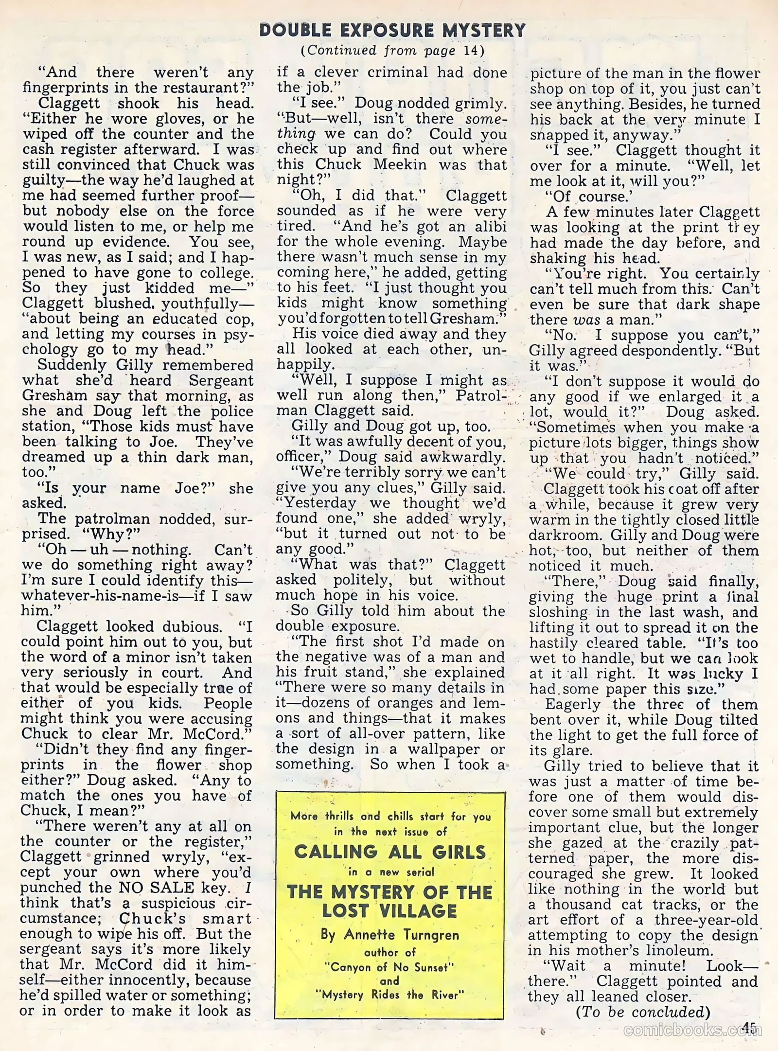 Calling All Girls #37 — page 45 of 74