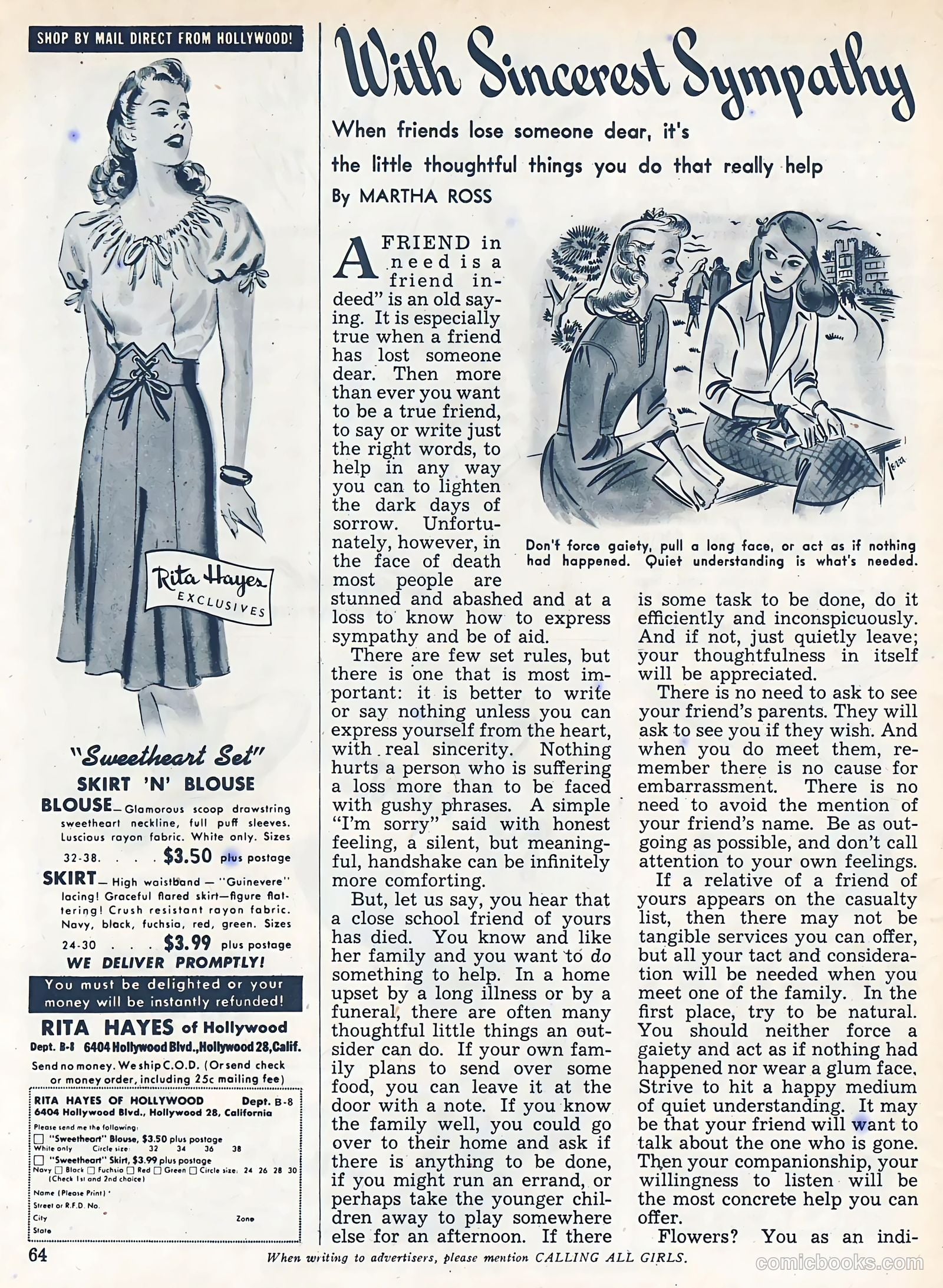 Calling All Girls #37 — page 64 of 74