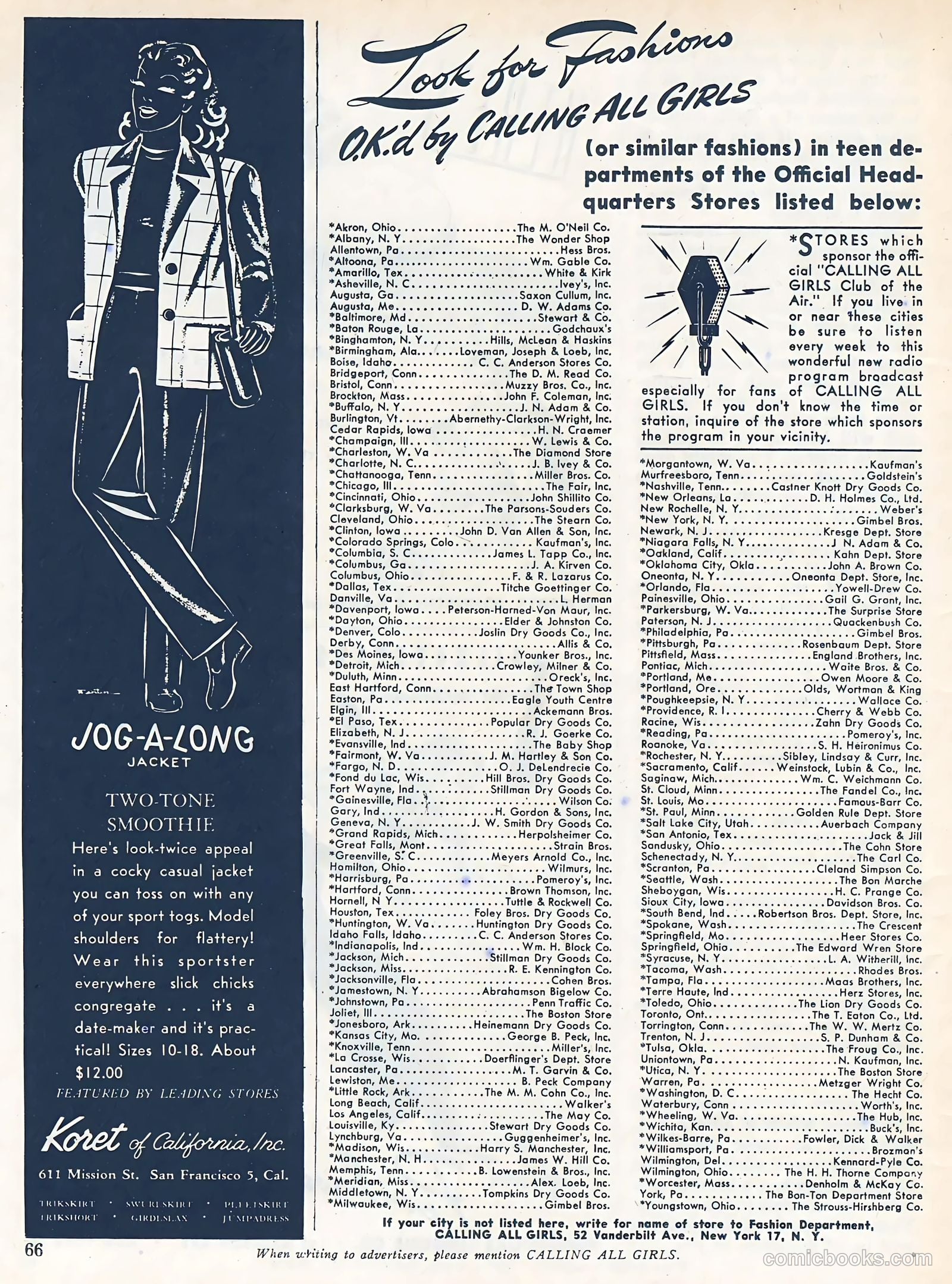 Calling All Girls #37 — page 66 of 74