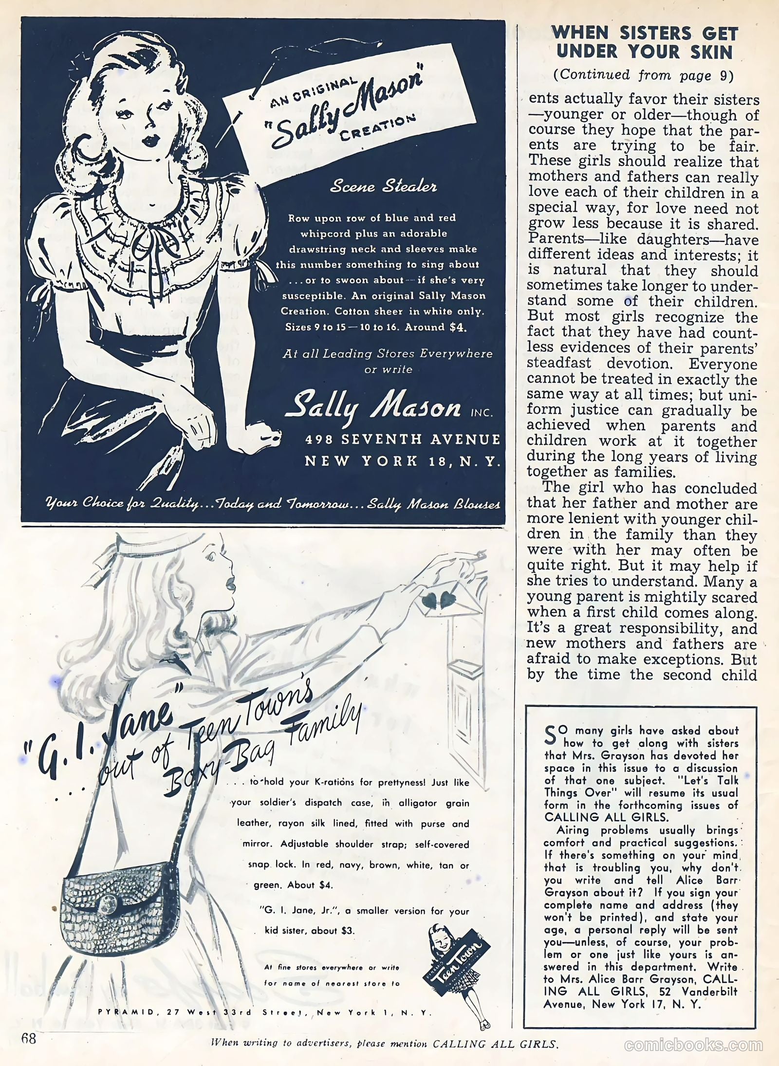 Calling All Girls #37 — page 68 of 74