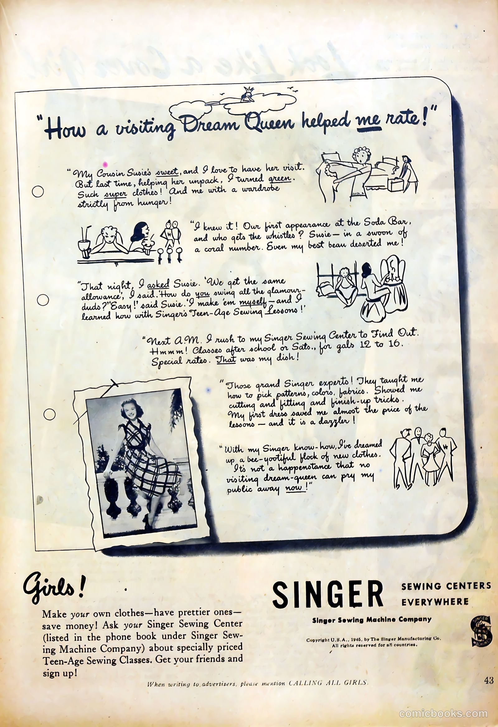 Calling All Girls #38 — page 43 of 68