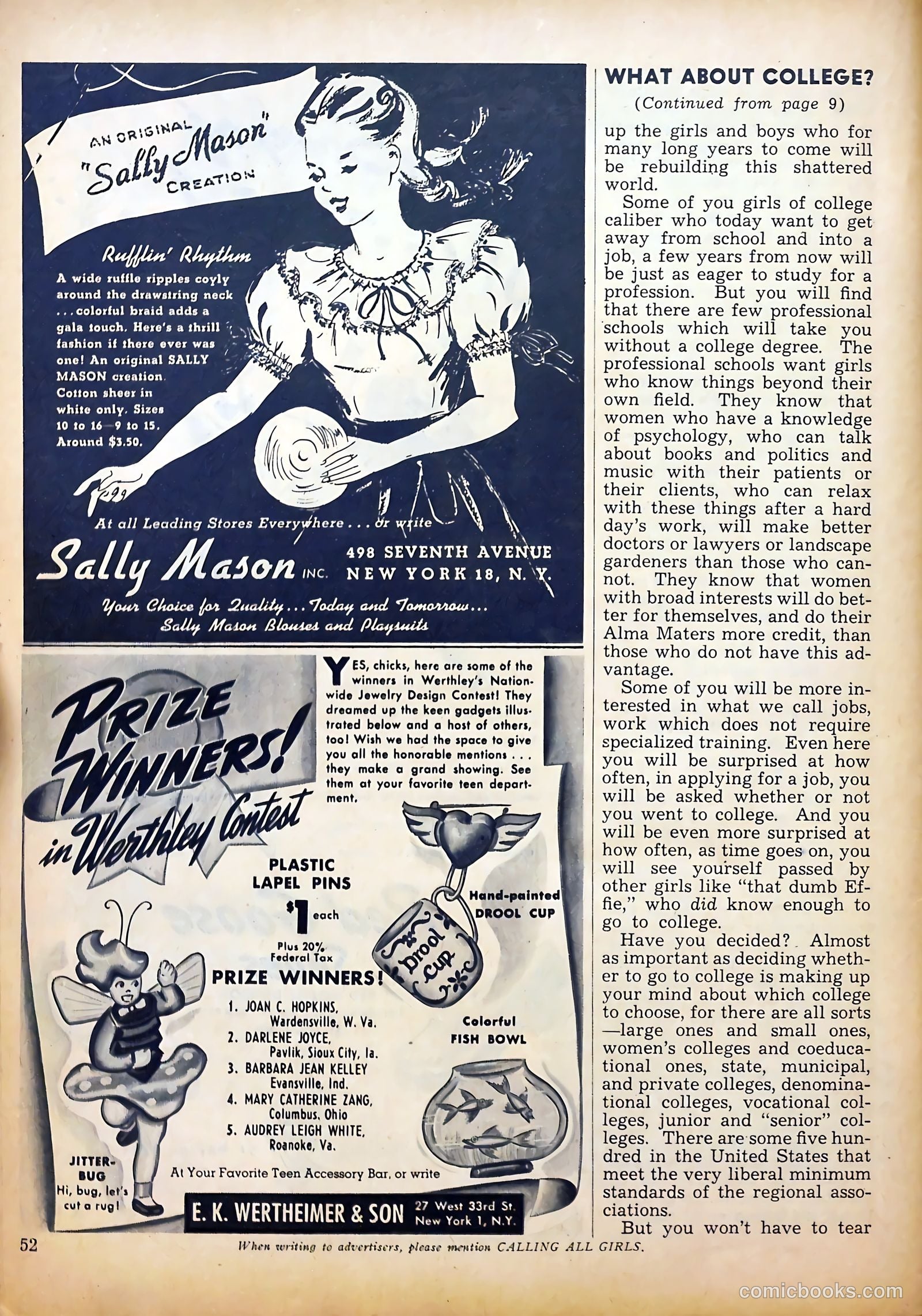 Calling All Girls #38 — page 52 of 68