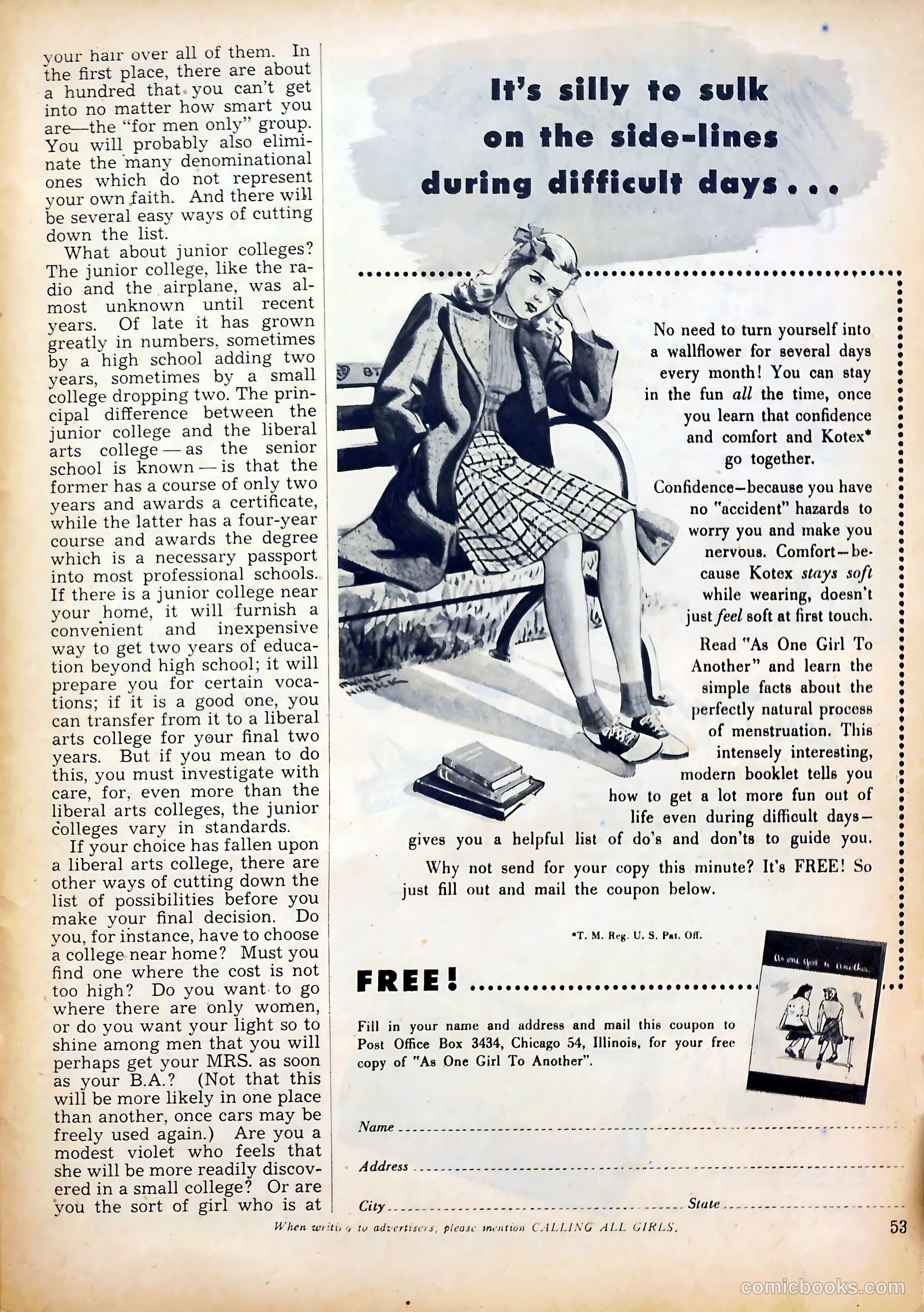 Calling All Girls #38 — page 53 of 68