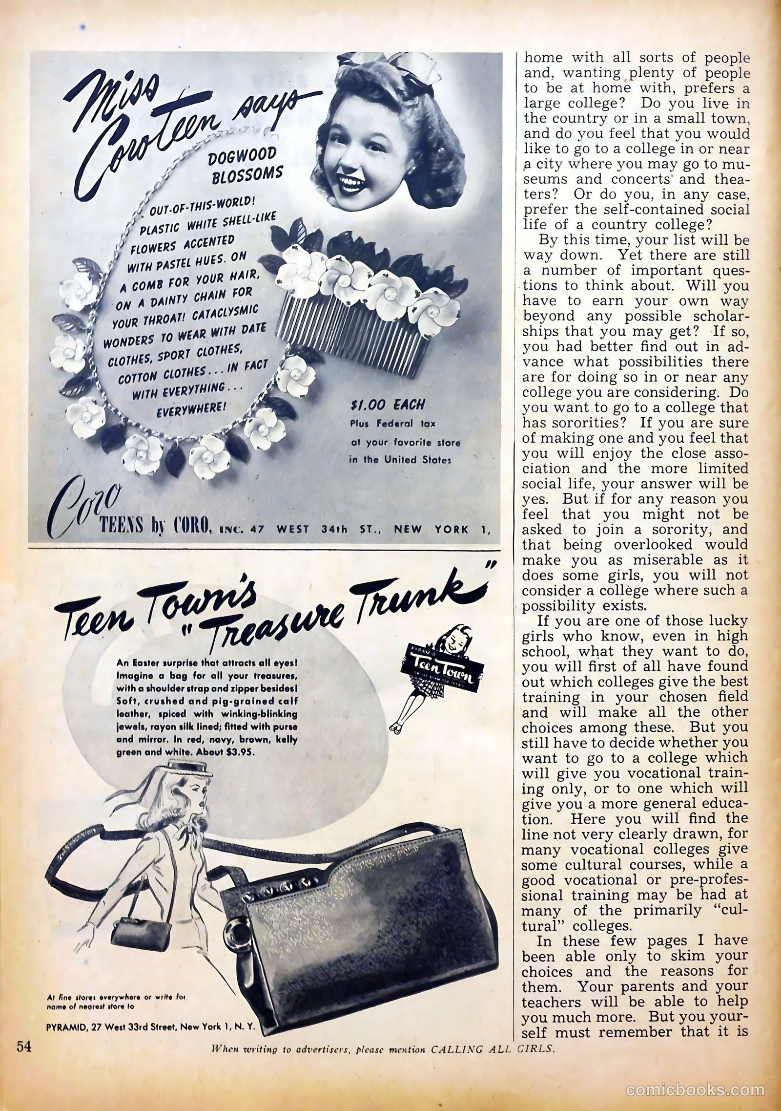 Calling All Girls #38 — page 54 of 68