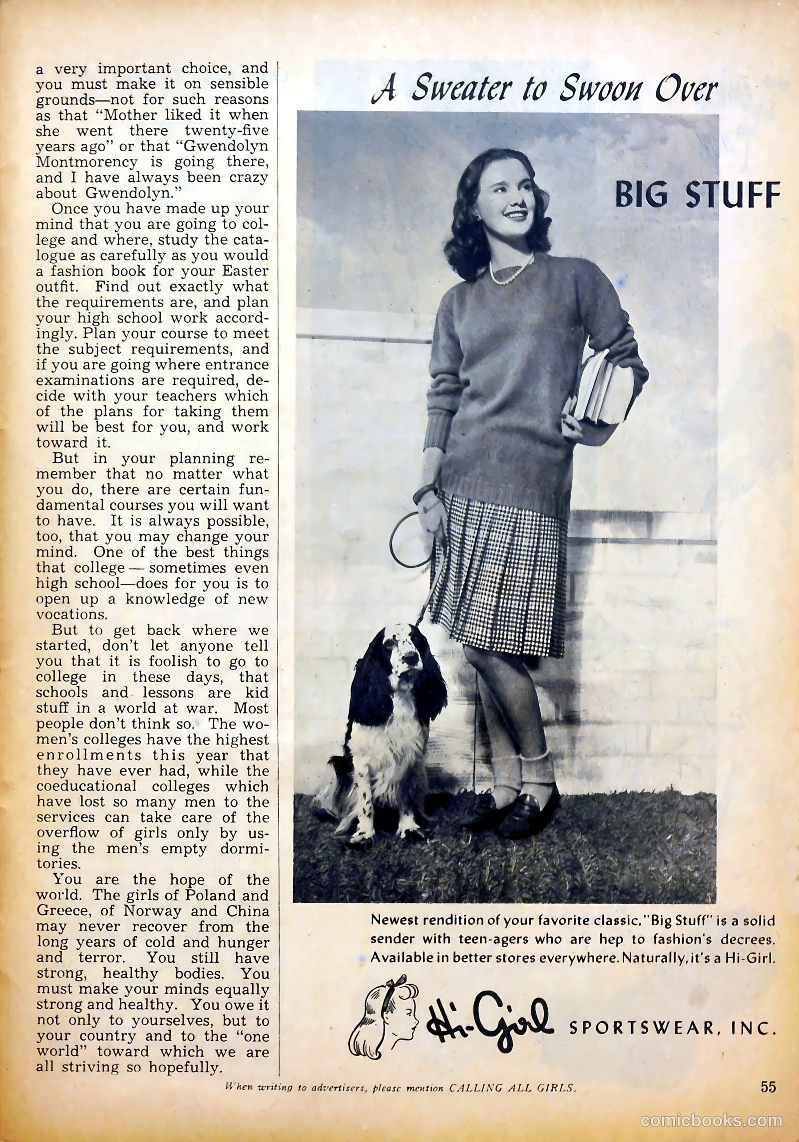 Calling All Girls #38 — page 55 of 68