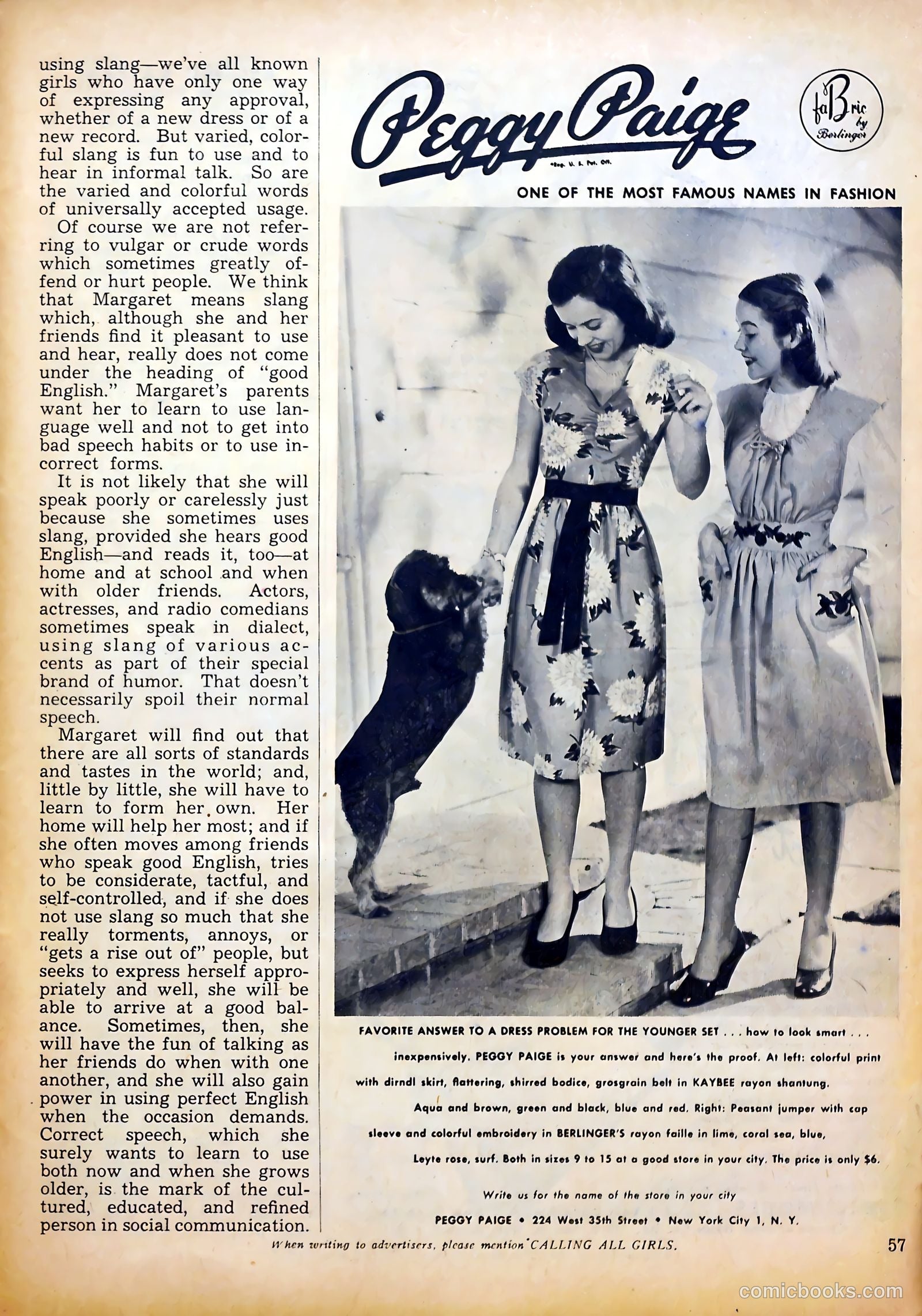 Calling All Girls #38 — page 57 of 68