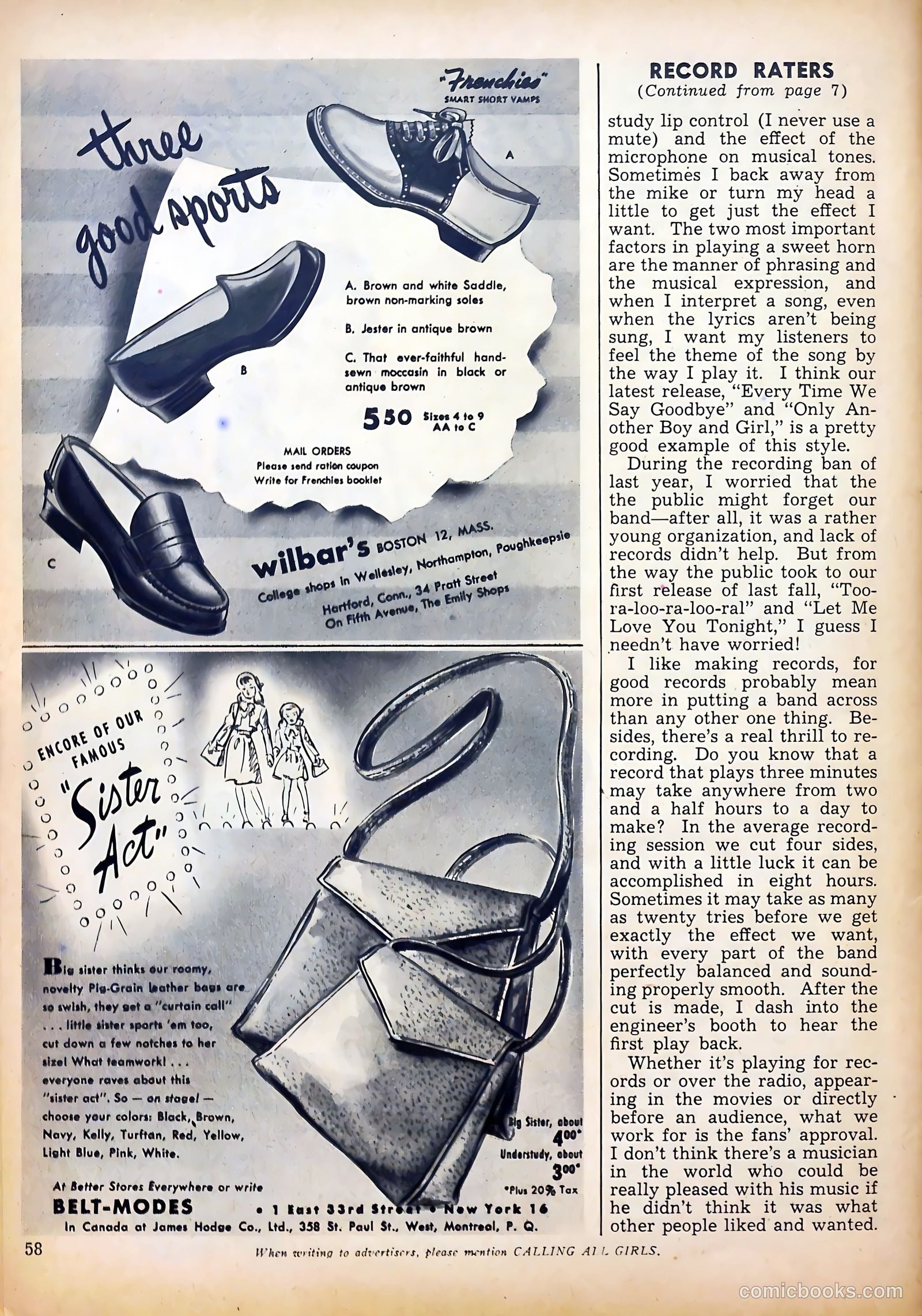 Calling All Girls #38 — page 58 of 68