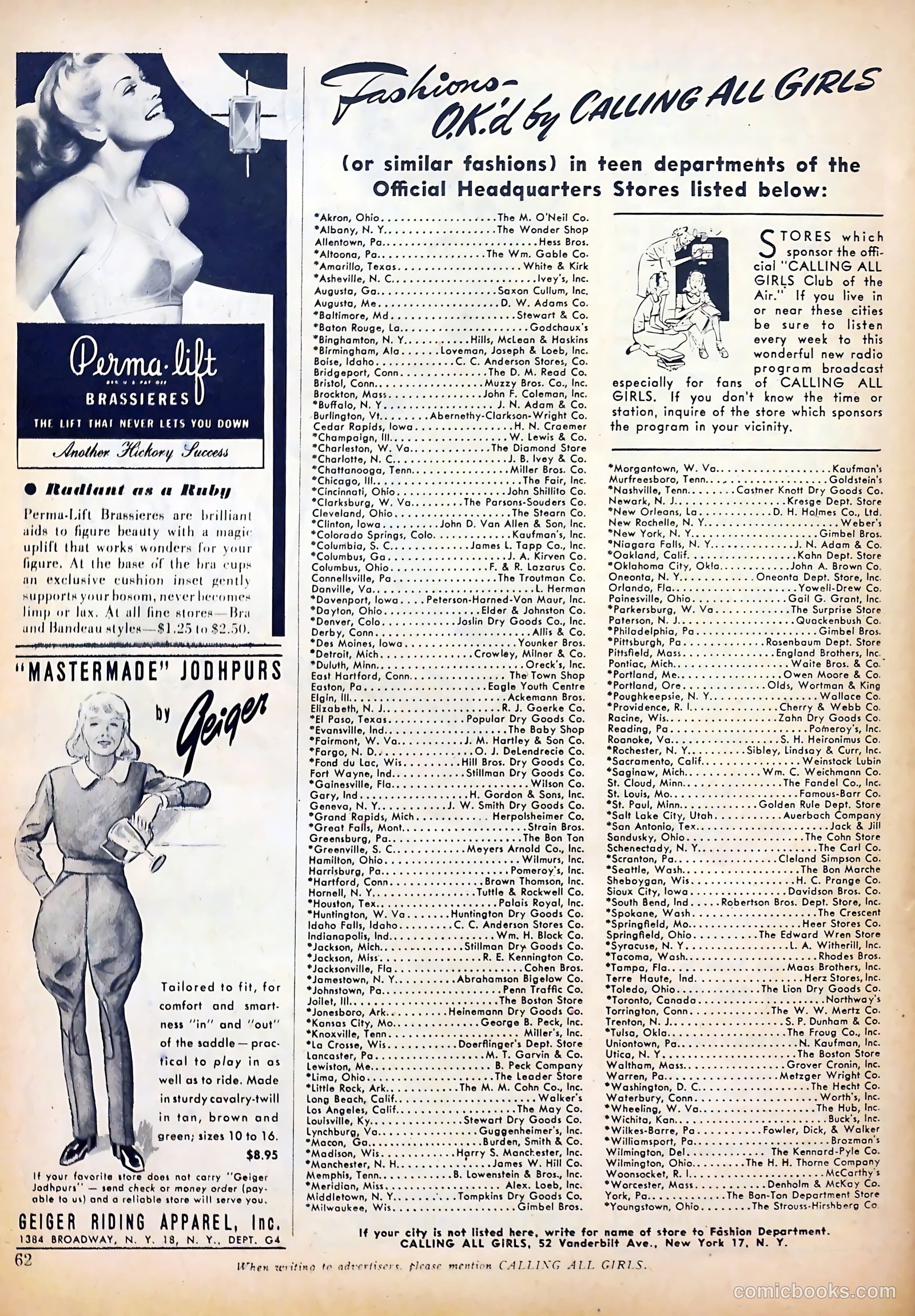 Calling All Girls #38 — page 62 of 68