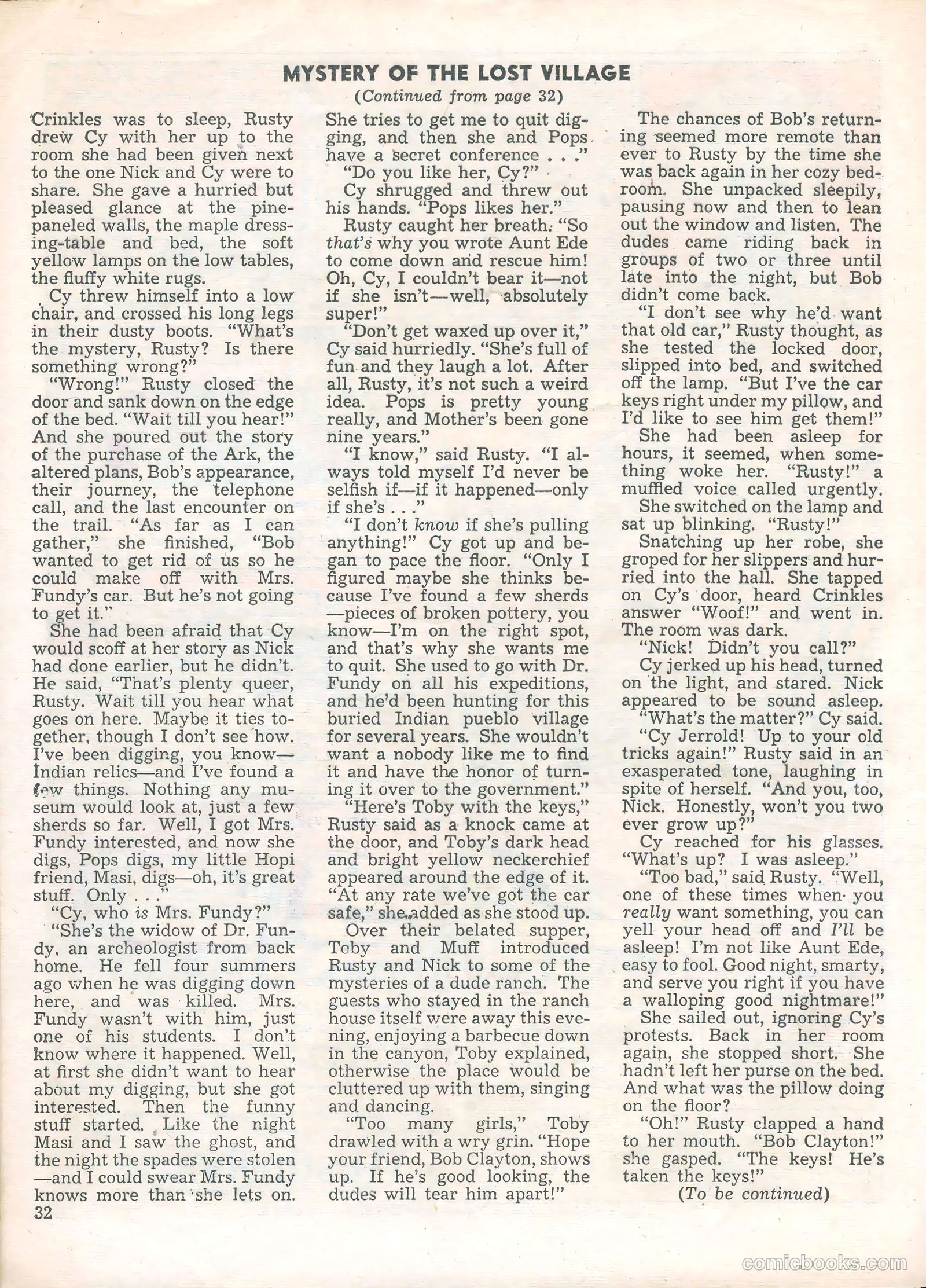 Calling All Girls #39 — page 32 of 66