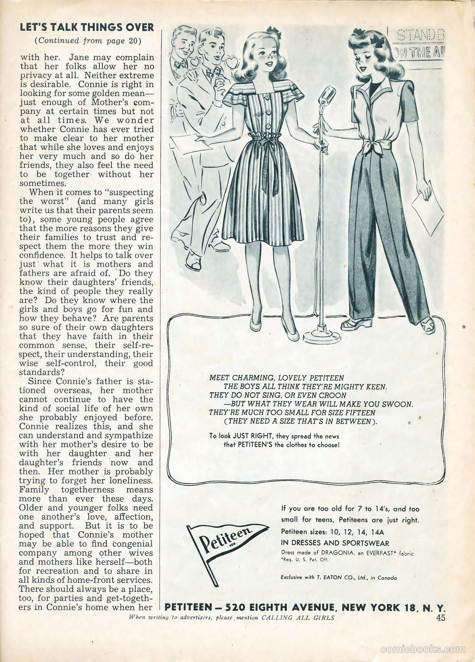 Calling All Girls #39 — page 45 of 66