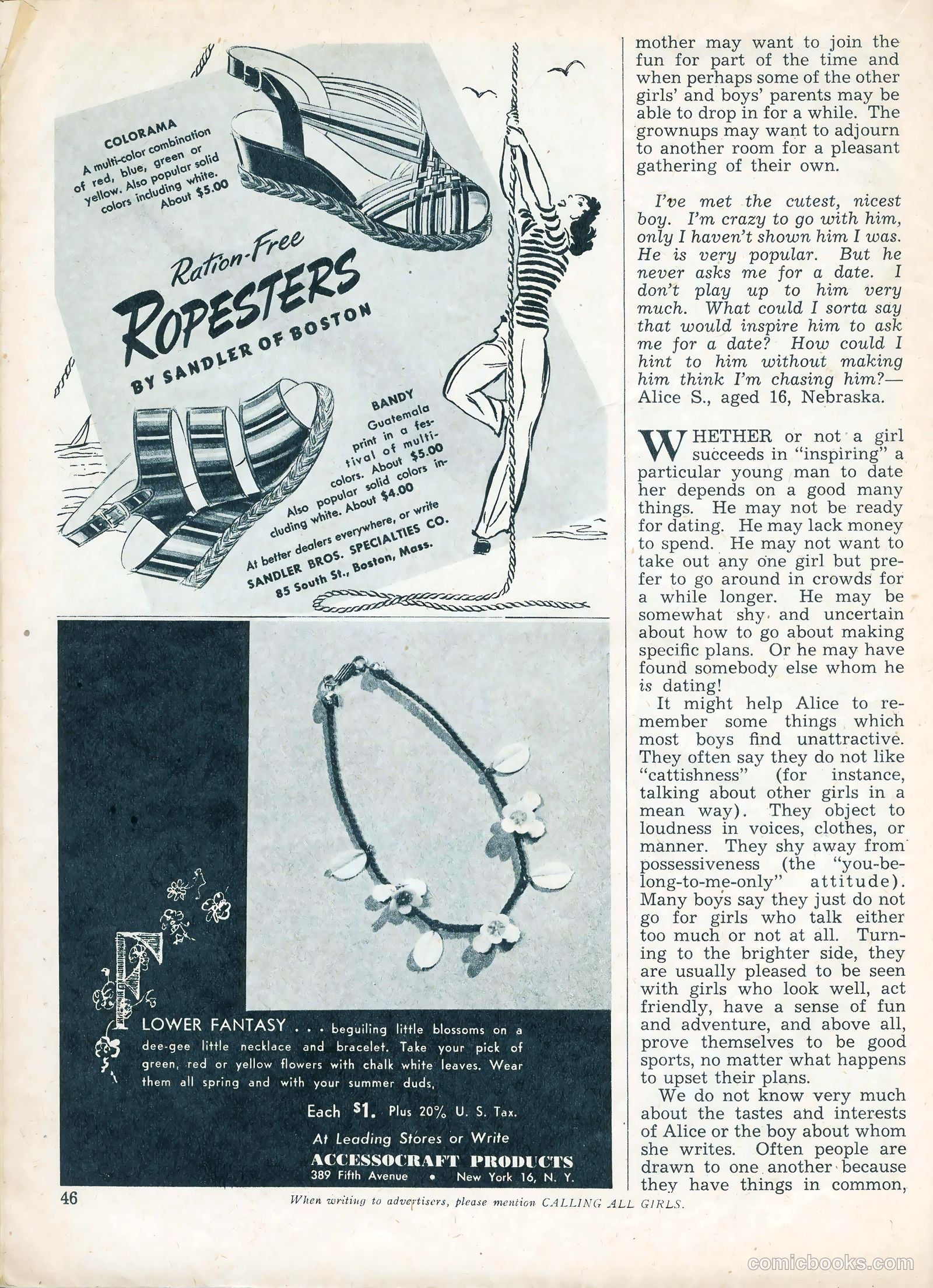 Calling All Girls #39 — page 46 of 66