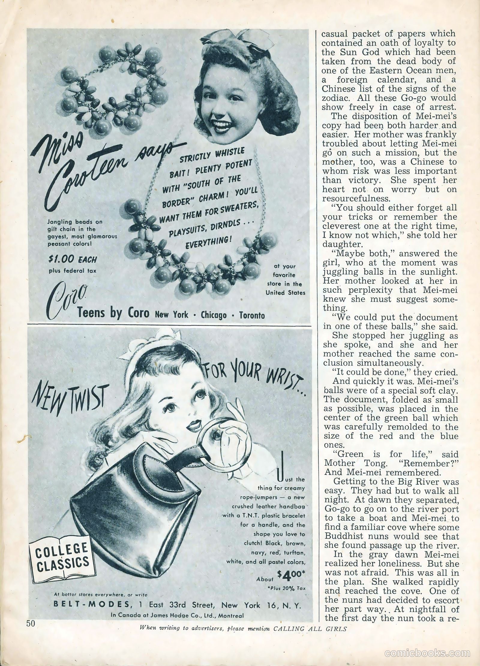 Calling All Girls #39 — page 50 of 66
