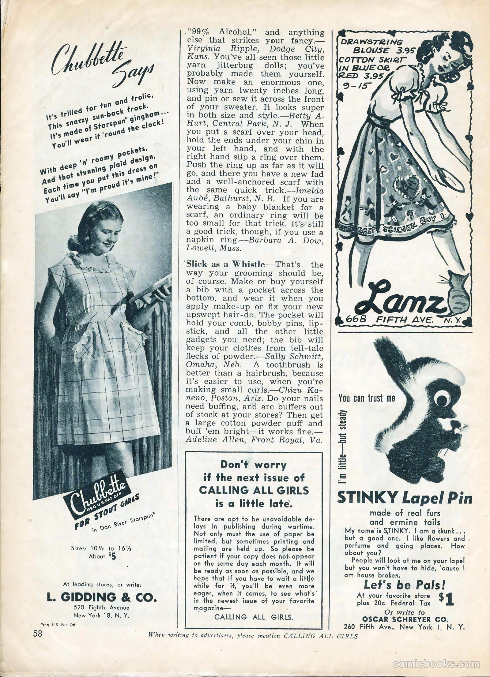 Calling All Girls #39 — page 58 of 66
