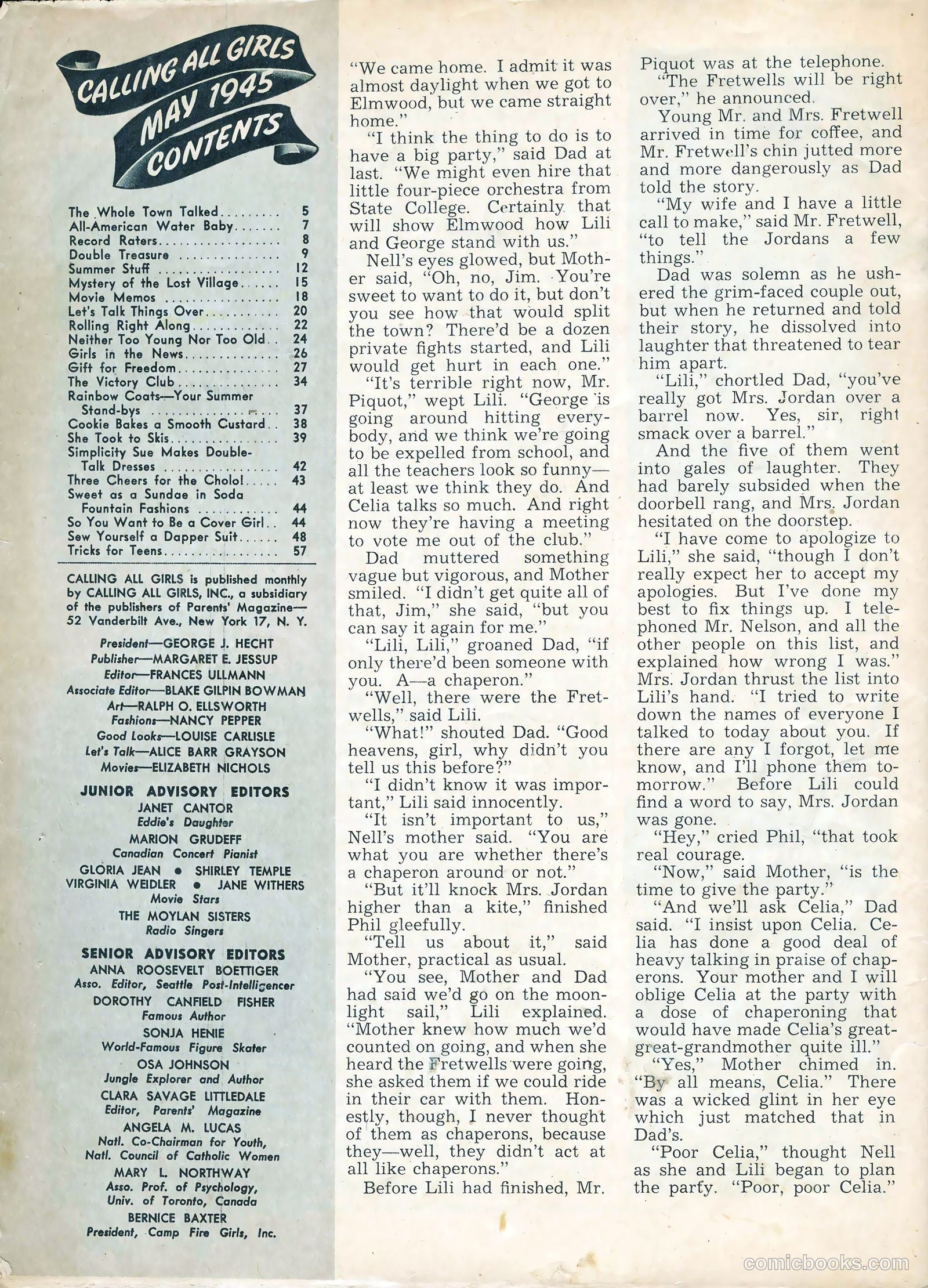 Calling All Girls #39 — page 64 of 66