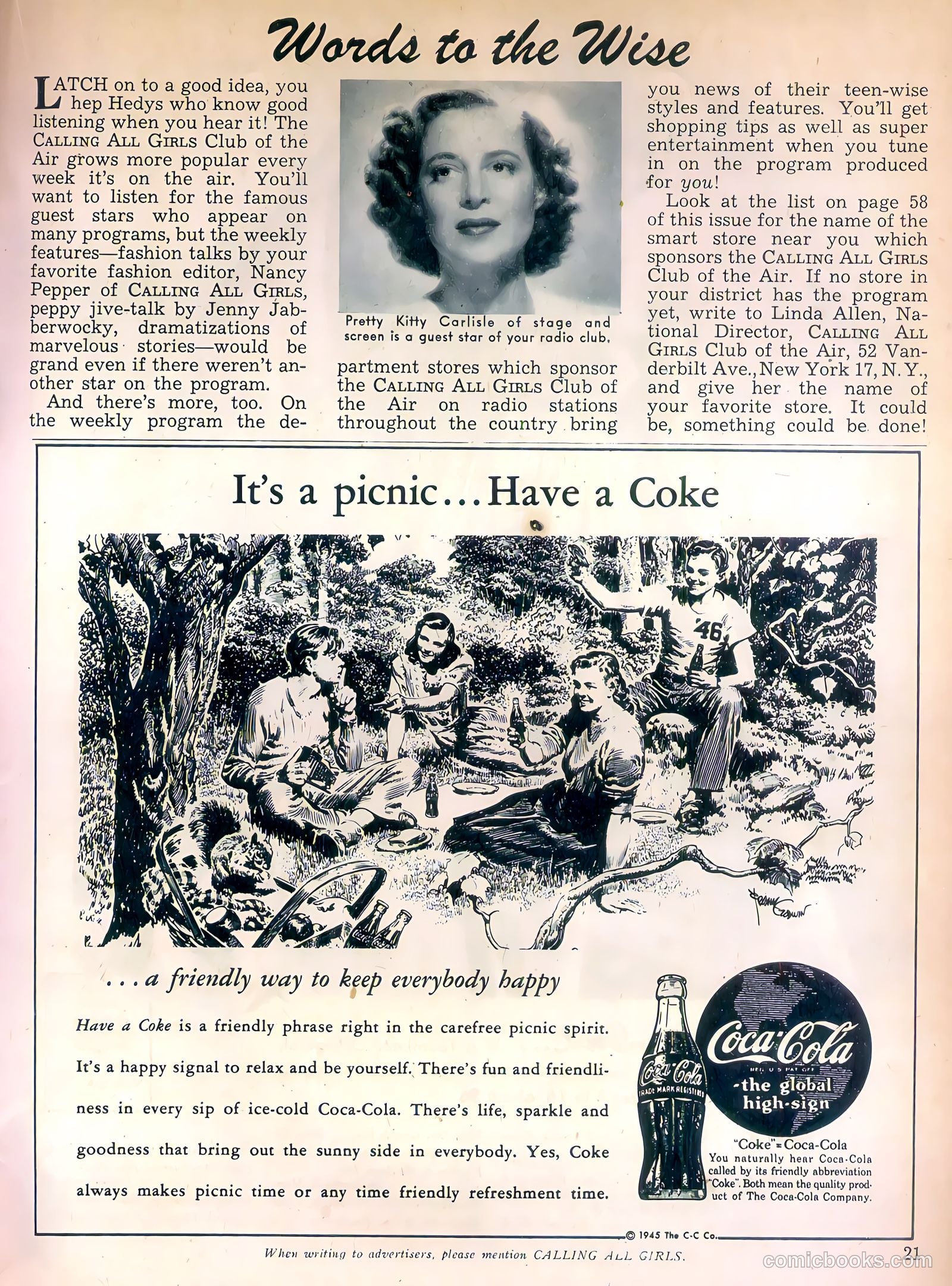 Calling All Girls #40 — page 21 of 60