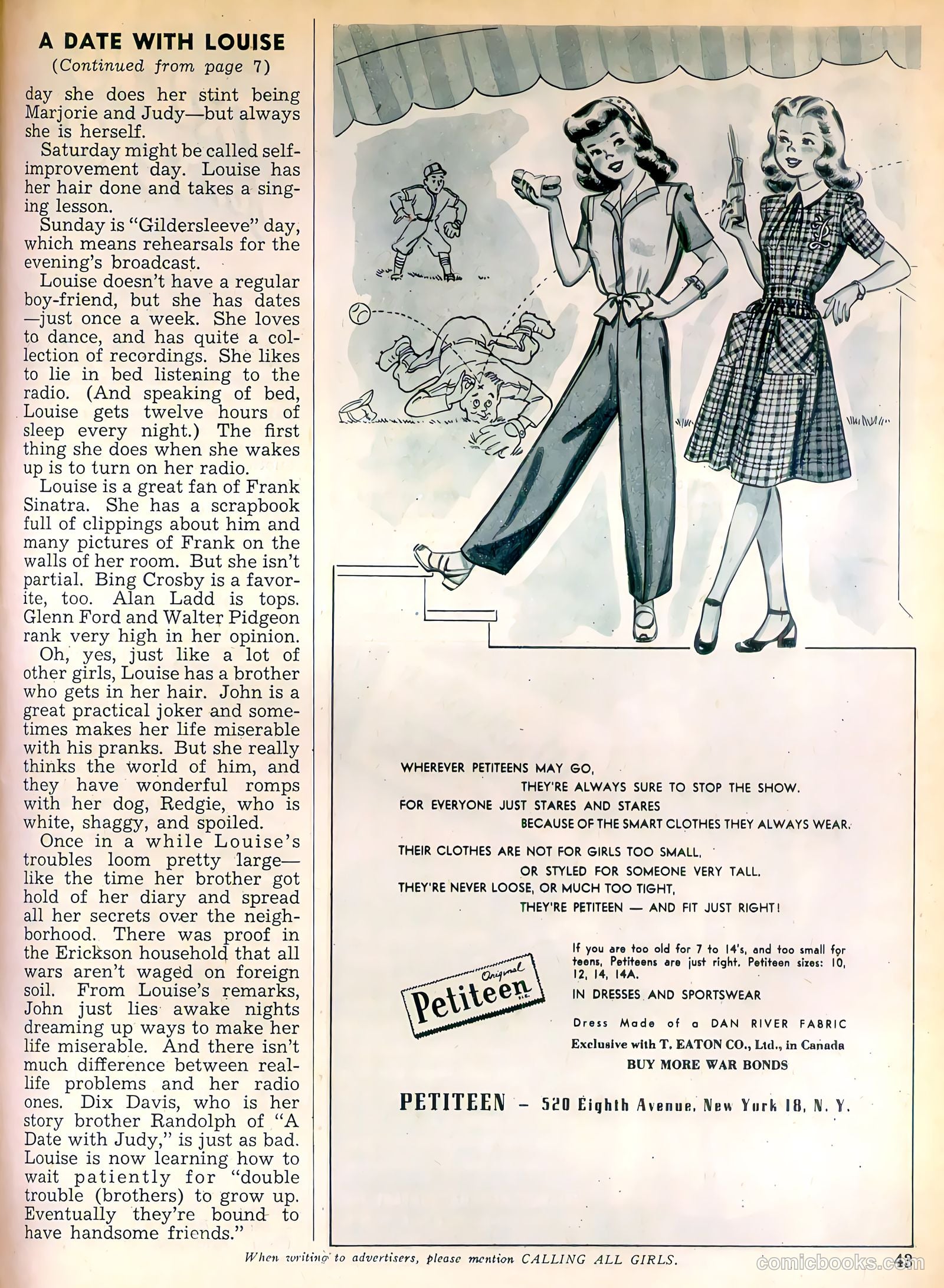 Calling All Girls #40 — page 43 of 60