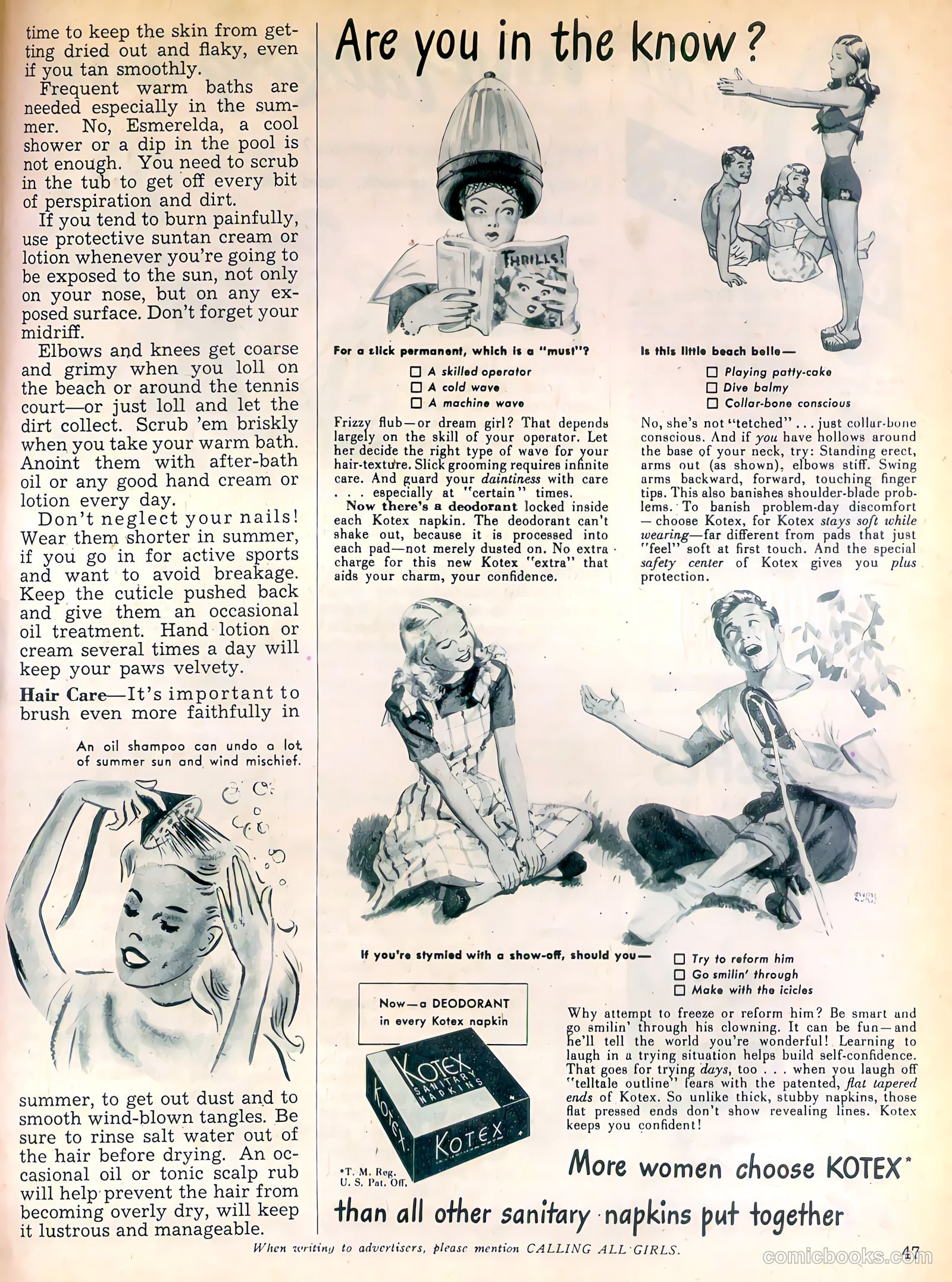 Calling All Girls #40 — page 47 of 60