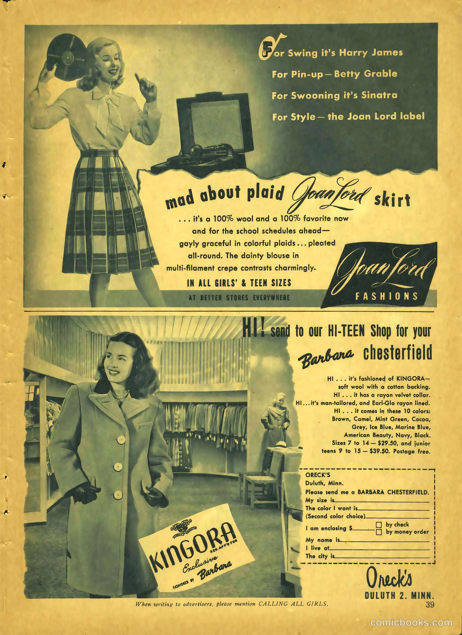Calling All Girls #41 — page 39 of 60