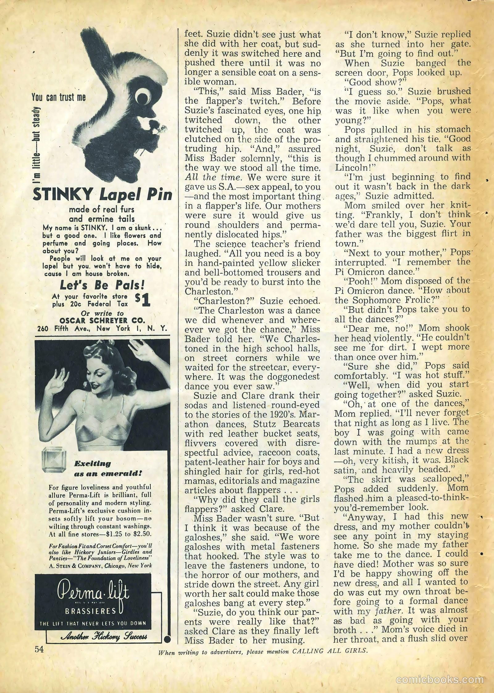 Calling All Girls #41 — page 54 of 60