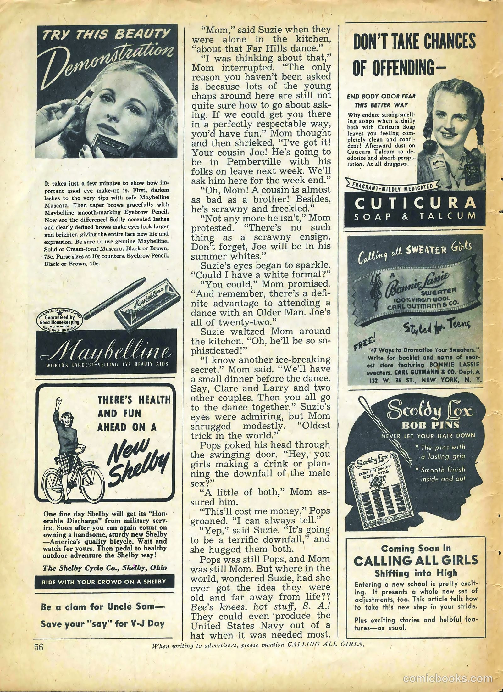 Calling All Girls #41 — page 56 of 60