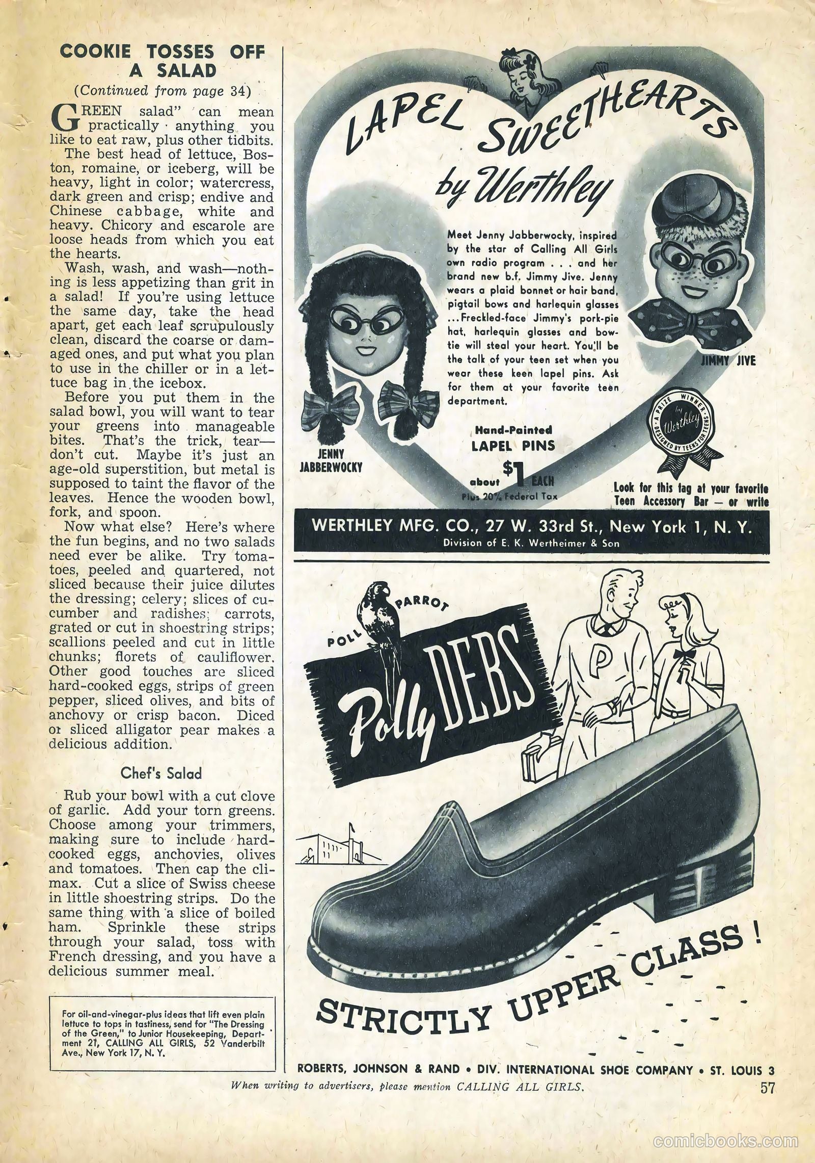 Calling All Girls #41 — page 57 of 60