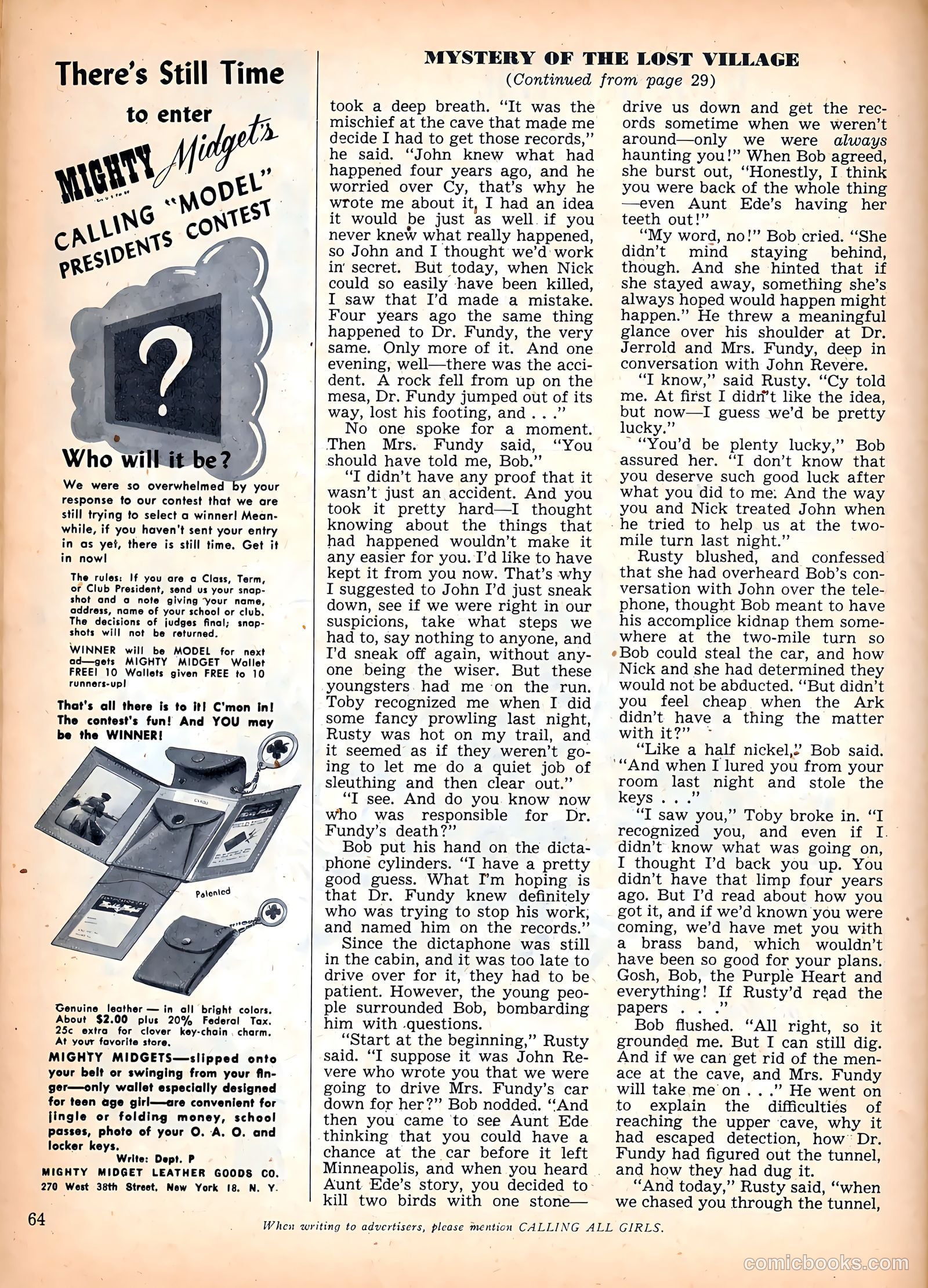 Calling All Girls #43 — page 64 of 84