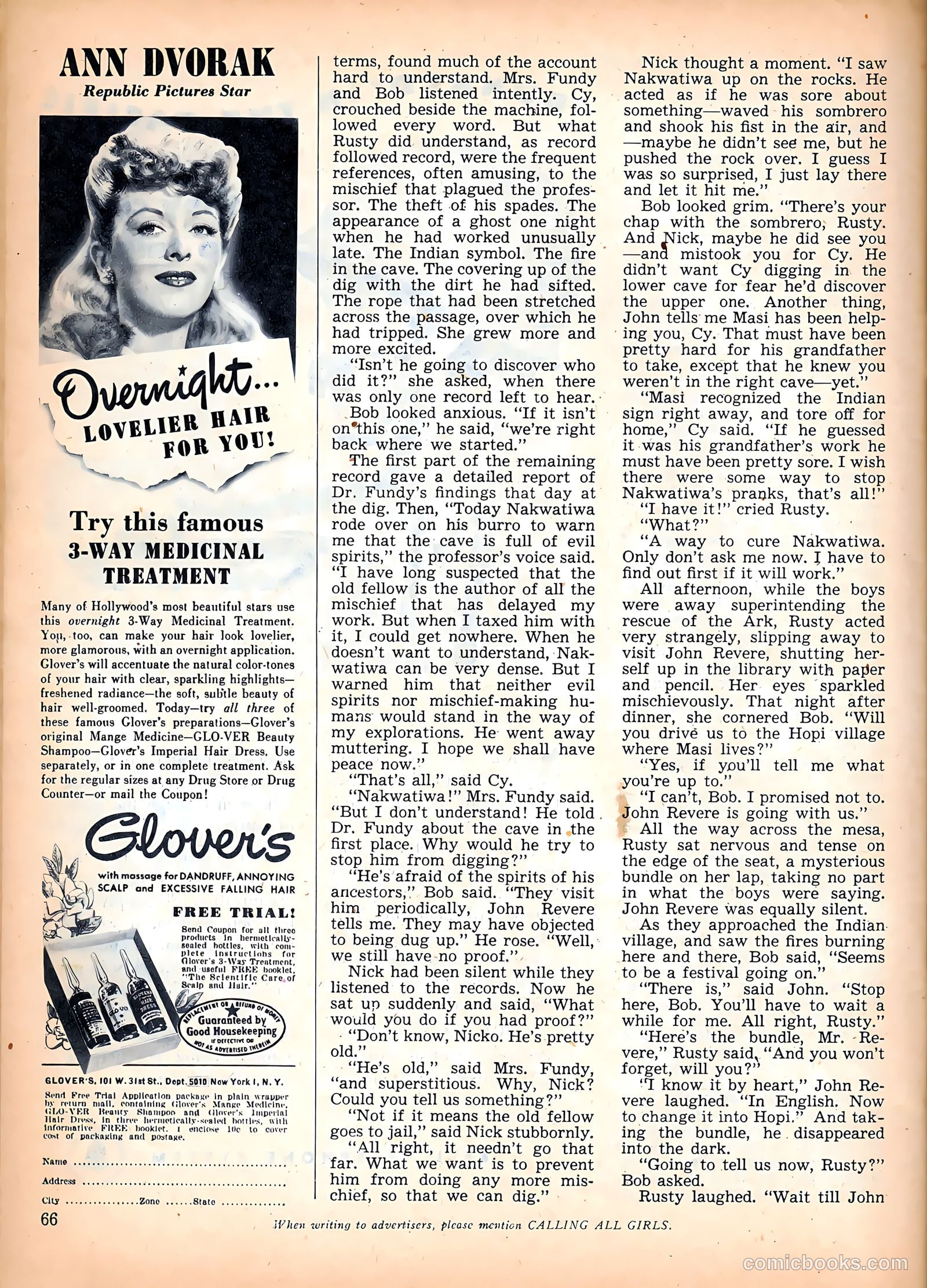 Calling All Girls #43 — page 66 of 84