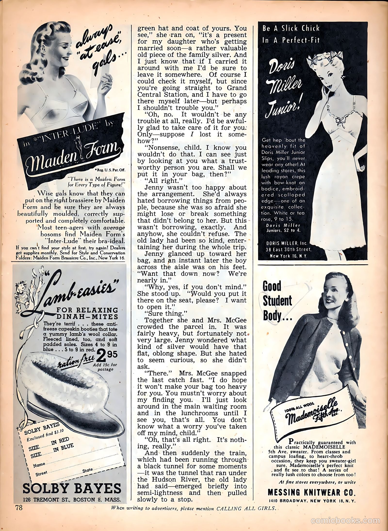 Calling All Girls #43 — page 78 of 84