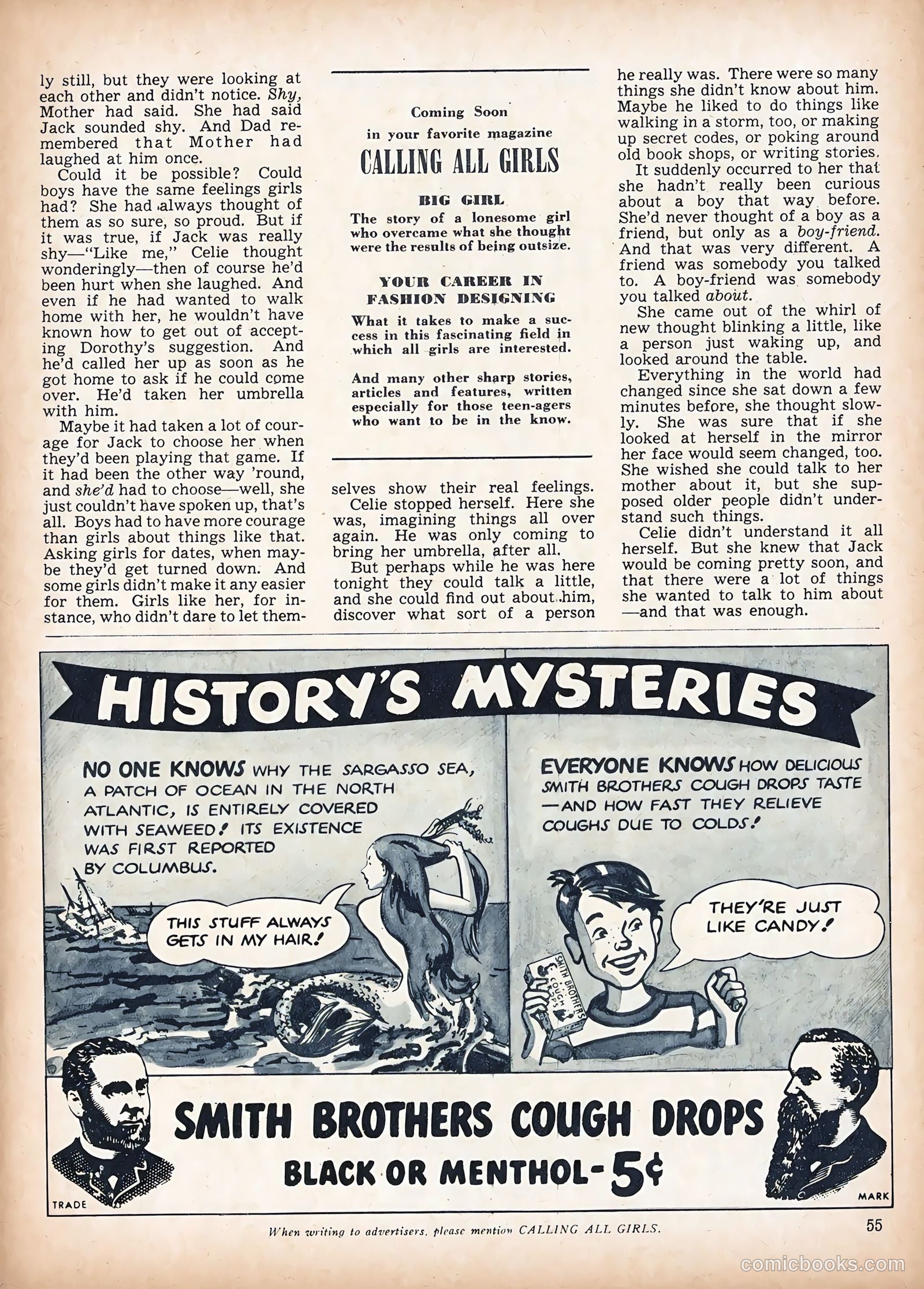 Calling All Girls #45 — page 55 of 68
