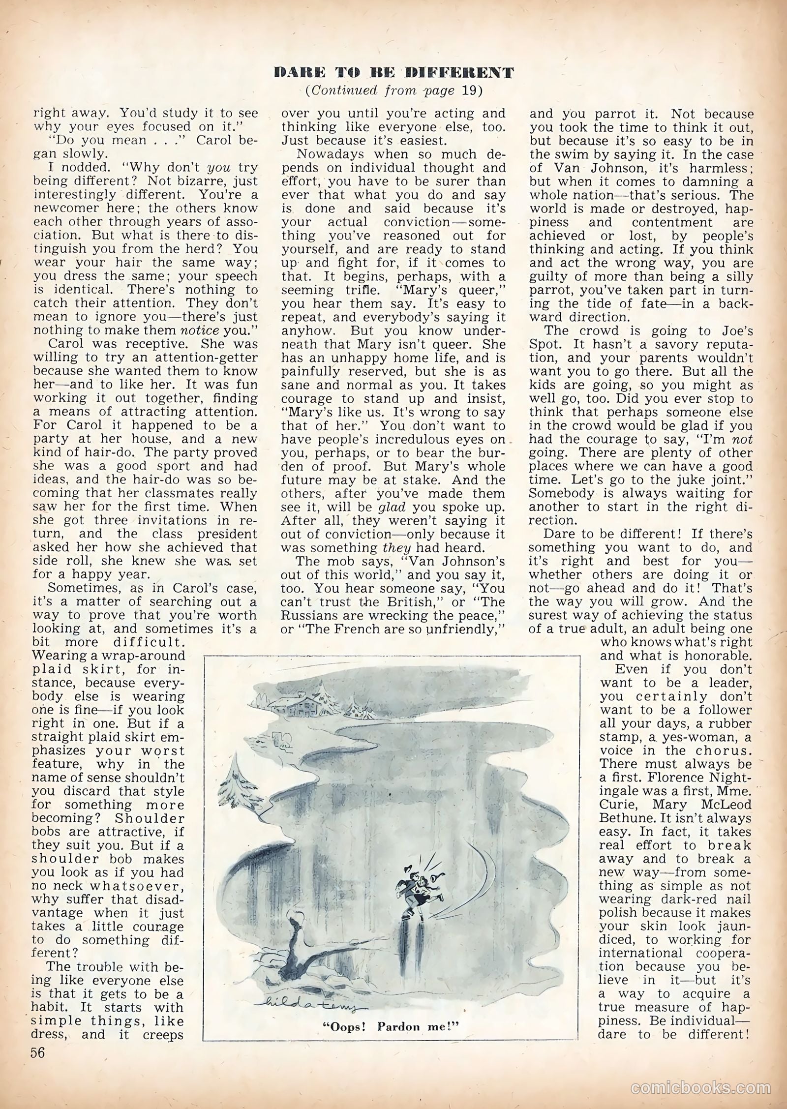 Calling All Girls #45 — page 56 of 68