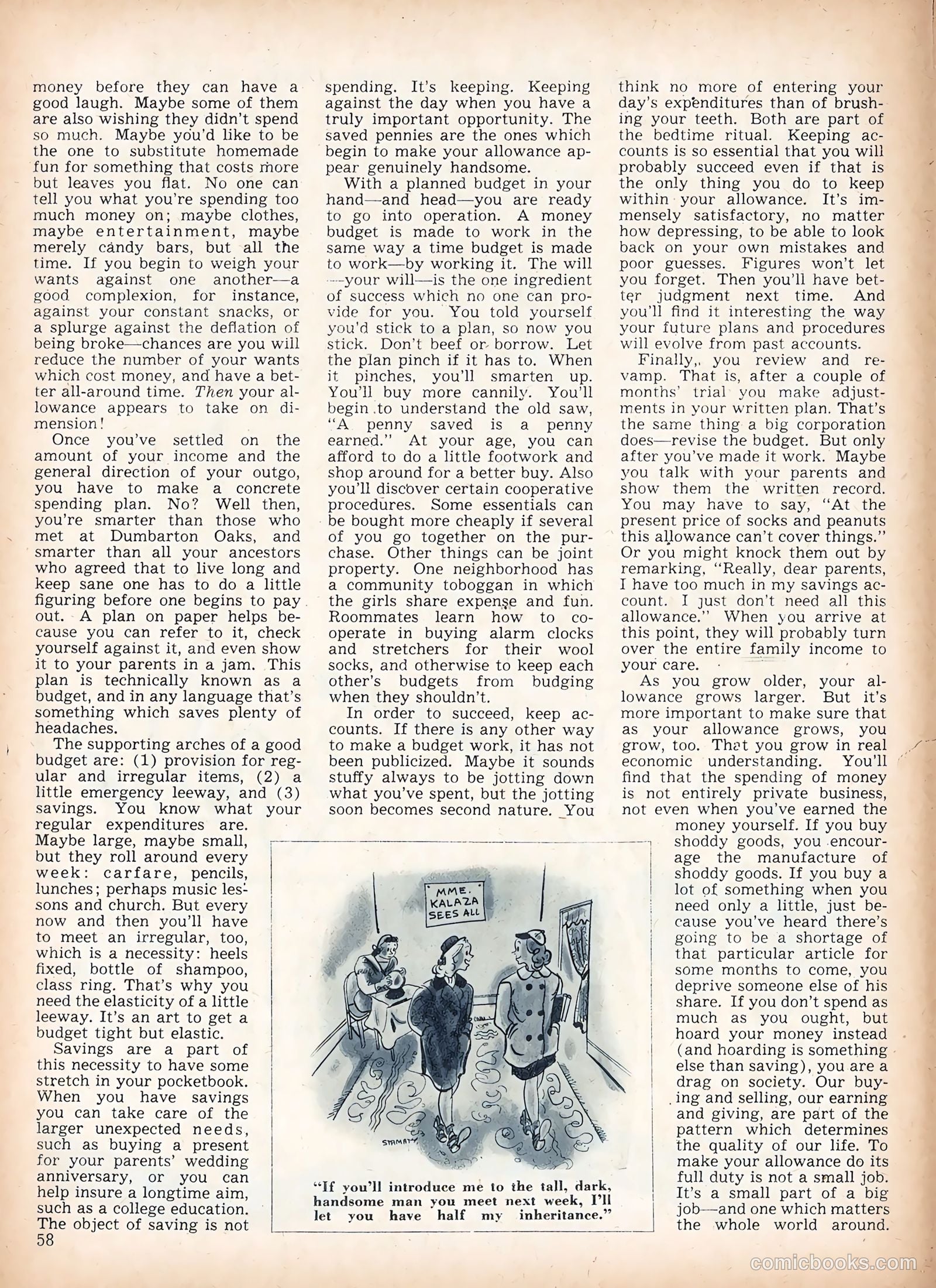 Calling All Girls #45 — page 58 of 68
