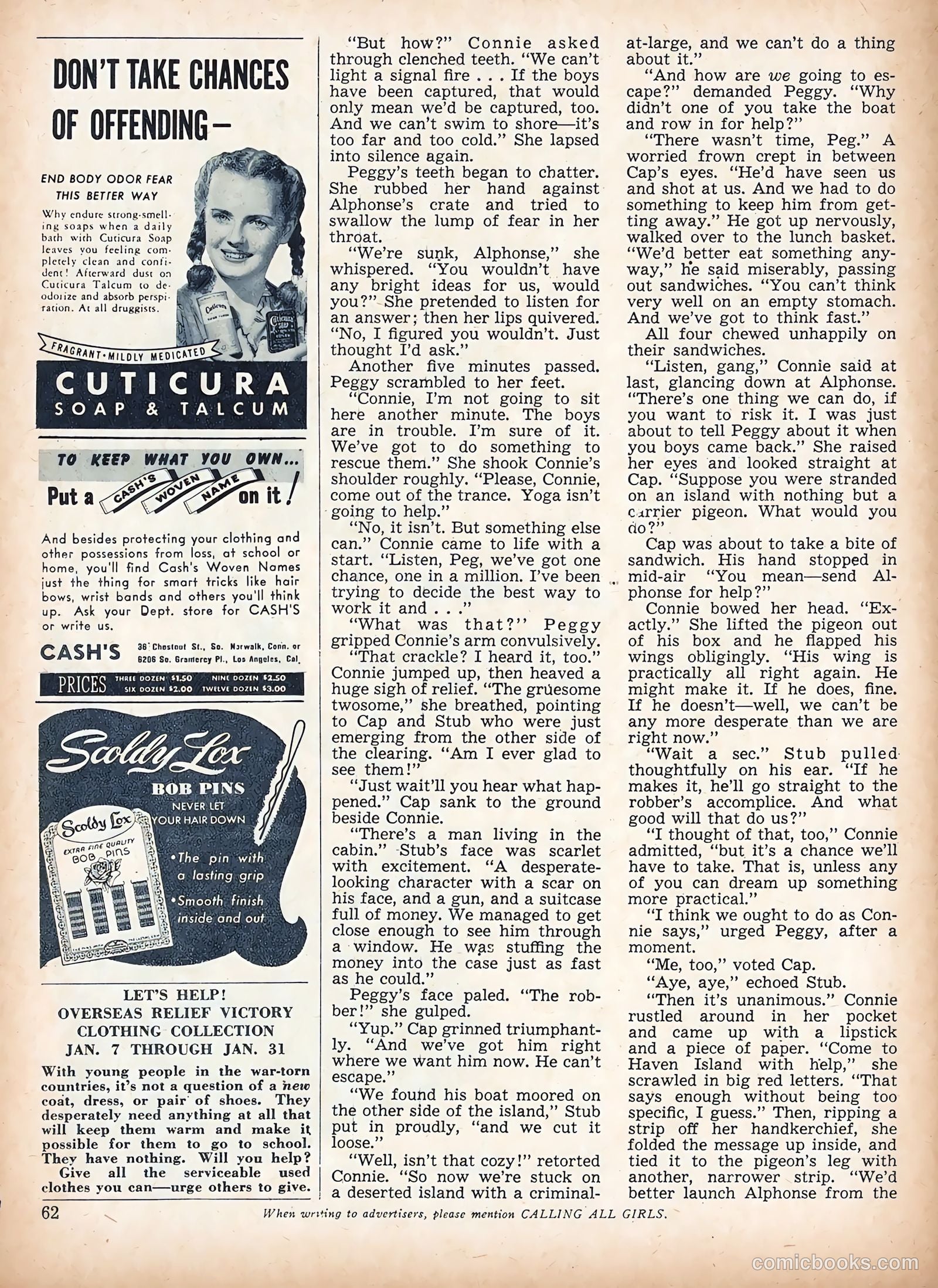 Calling All Girls #45 — page 62 of 68