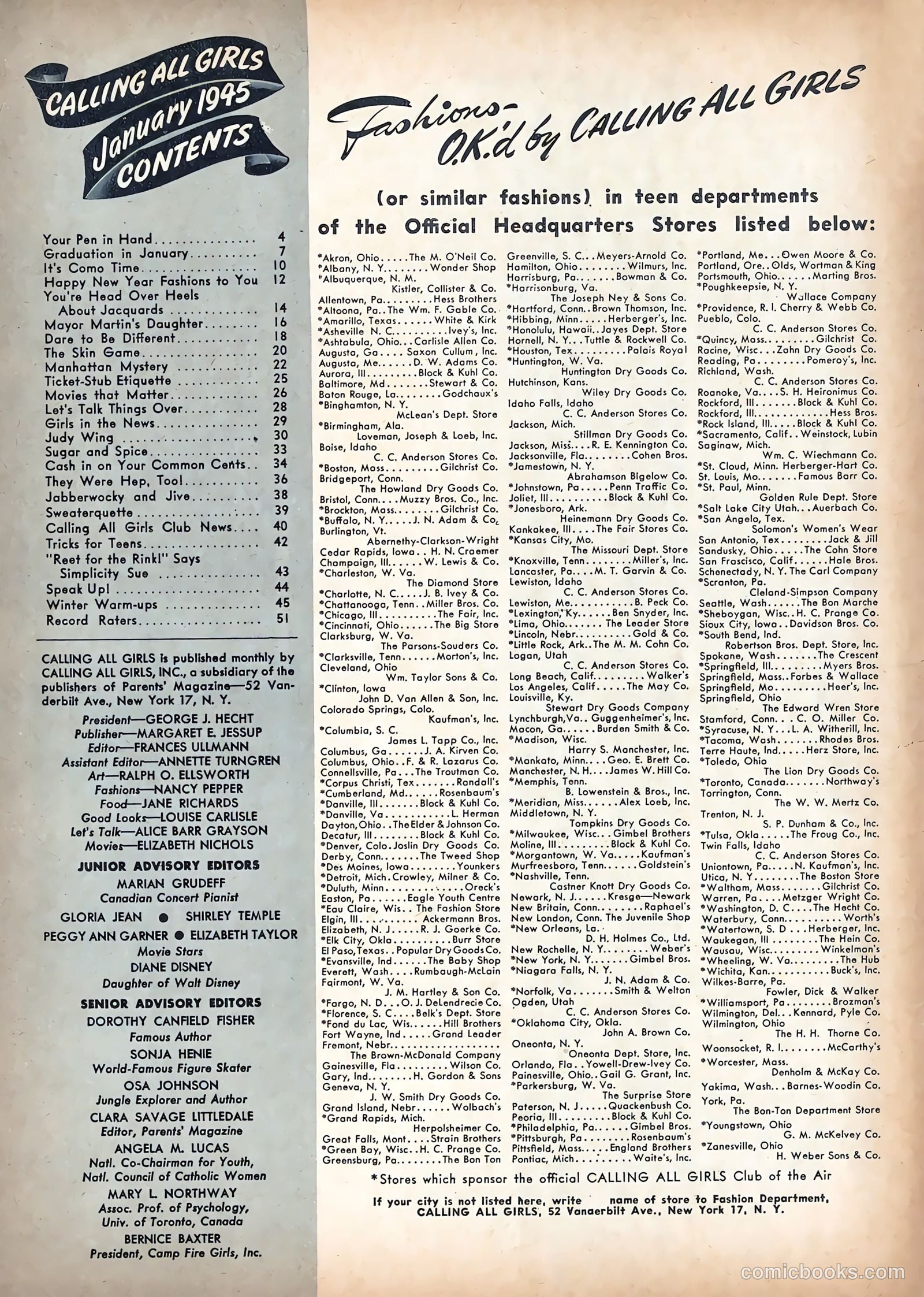 Calling All Girls #45 — page 66 of 68