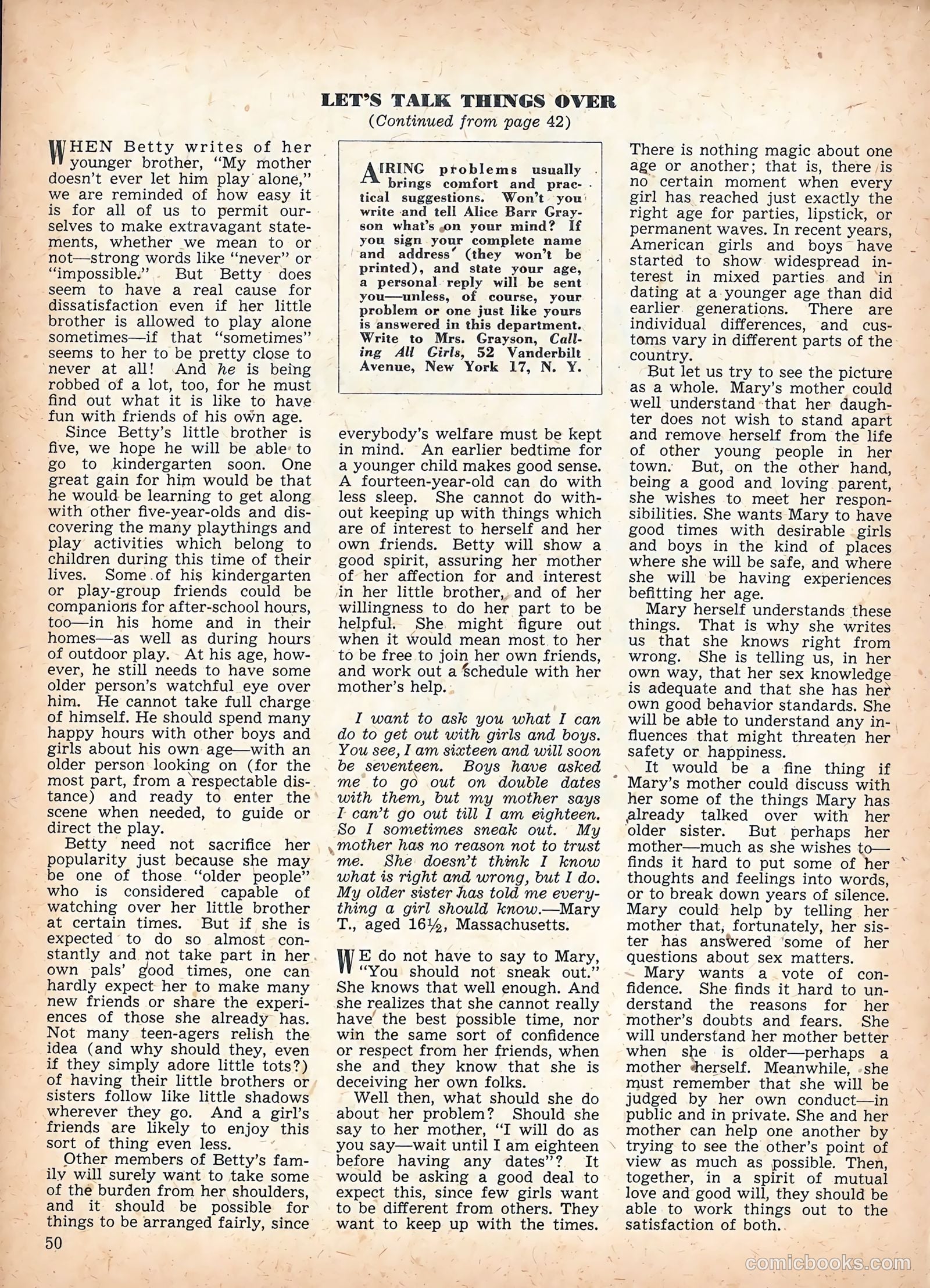 Calling All Girls #47 — page 60 of 94