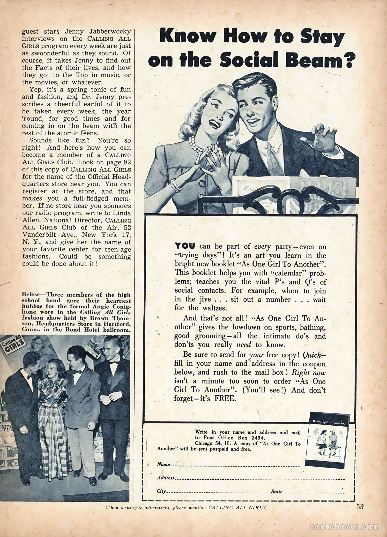 Calling All Girls #47 — page 63 of 94