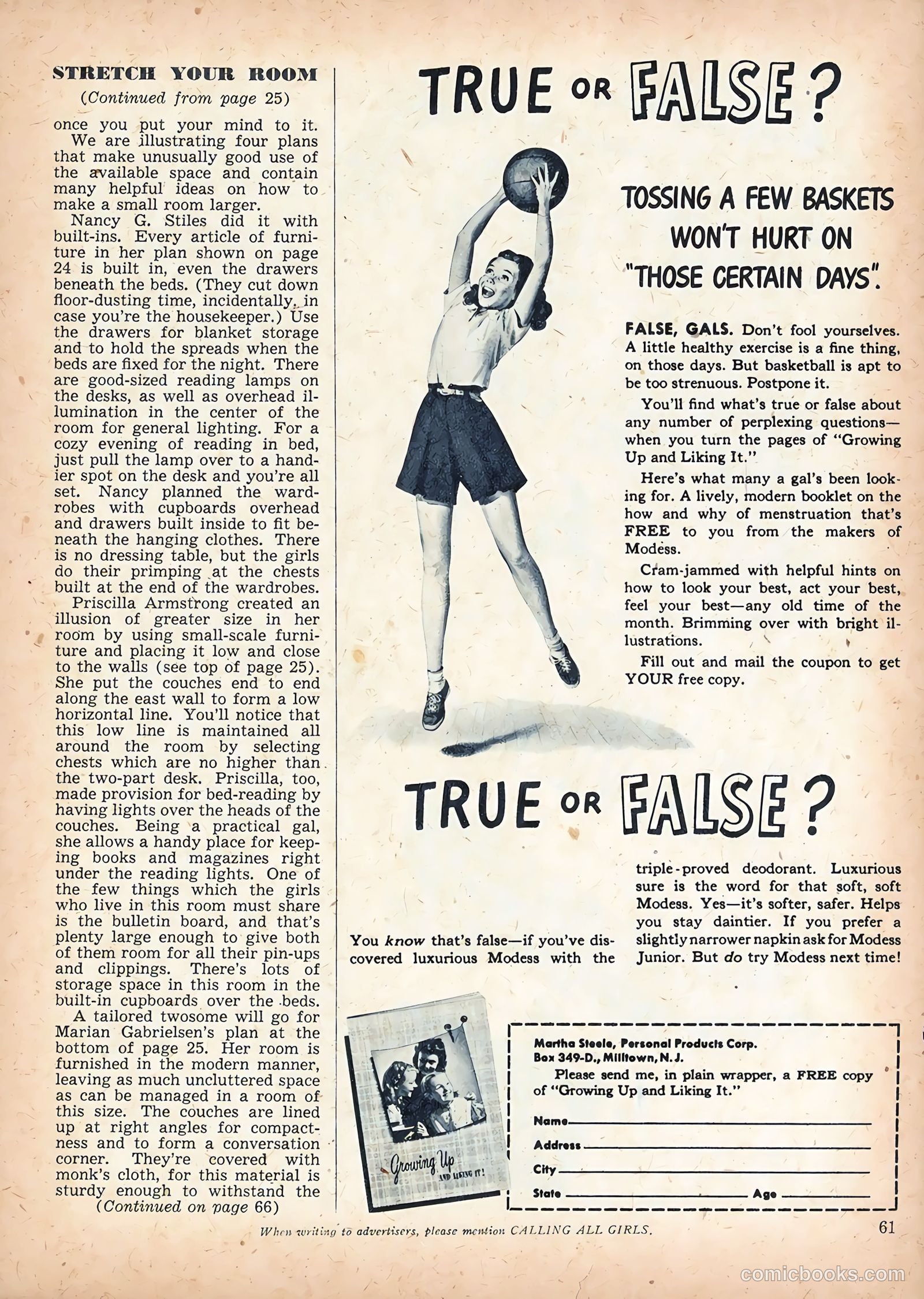 Calling All Girls #47 — page 71 of 94