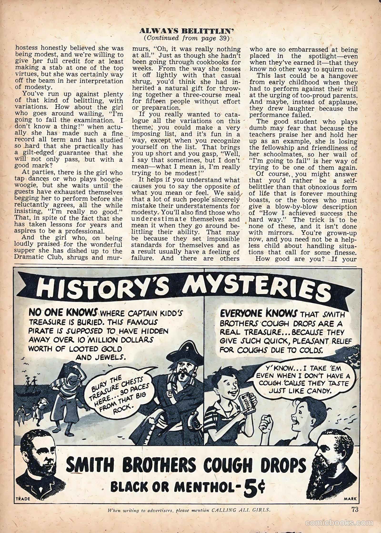 Calling All Girls #47 — page 83 of 94